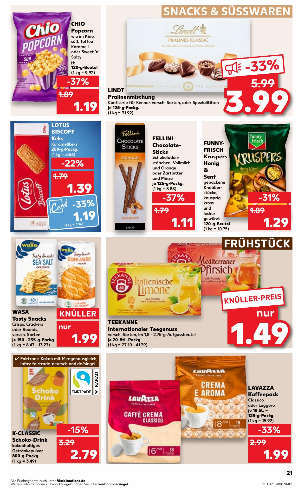 Kaufland Prospekt 22 Oct – 1 Nov 2023 Seite 21
