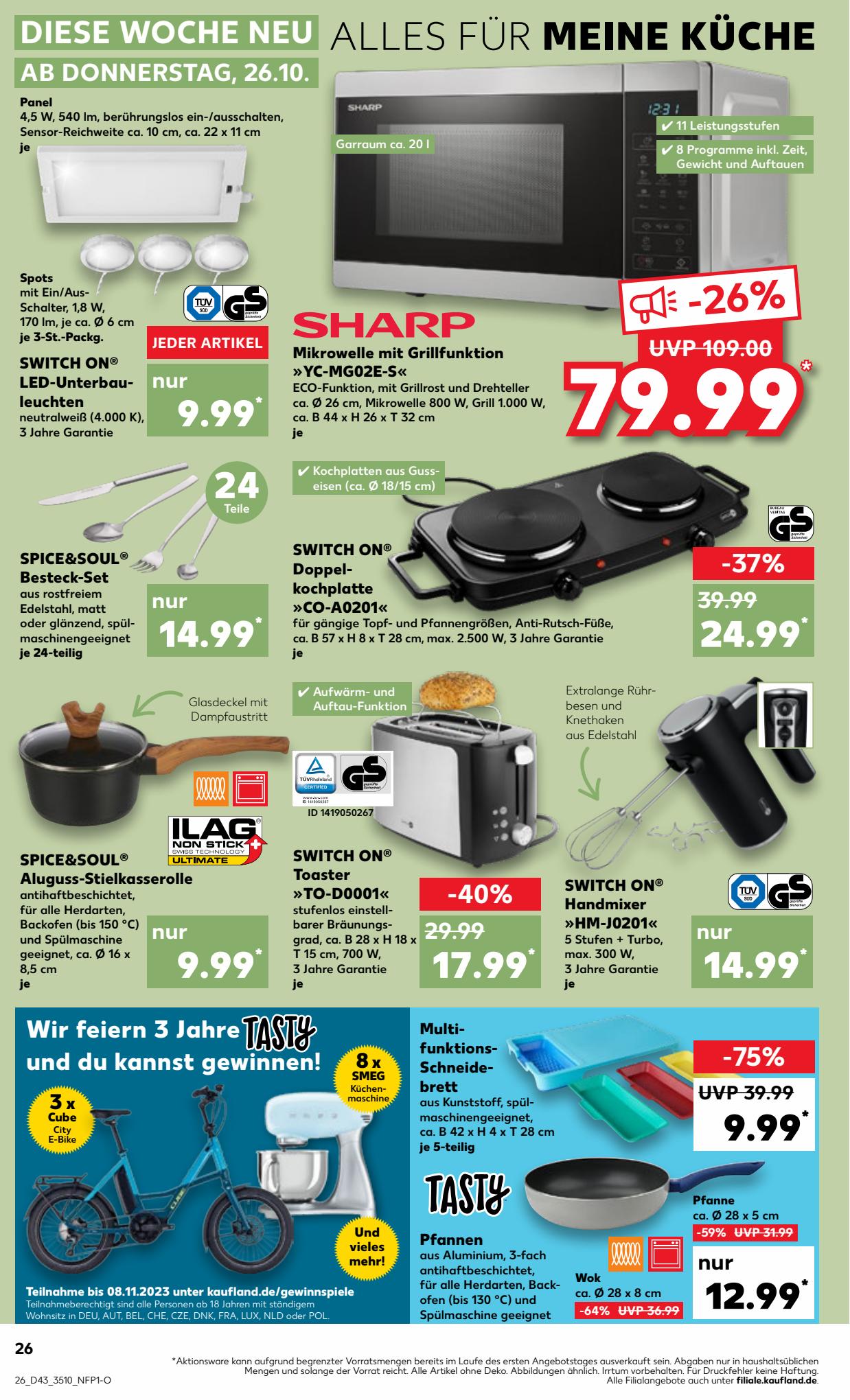 Kaufland Prospekt 22 Oct – 1 Nov 2023 Seite 26