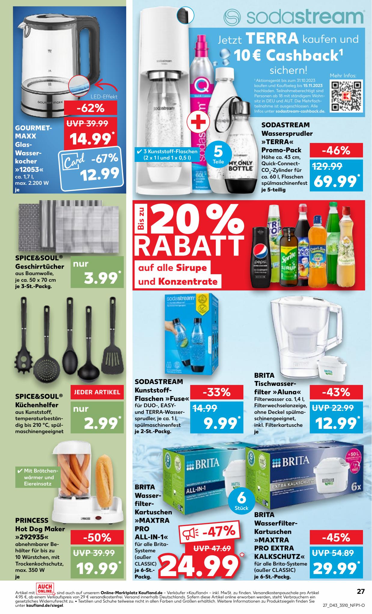 Kaufland Prospekt 22 Oct – 1 Nov 2023 Seite 27