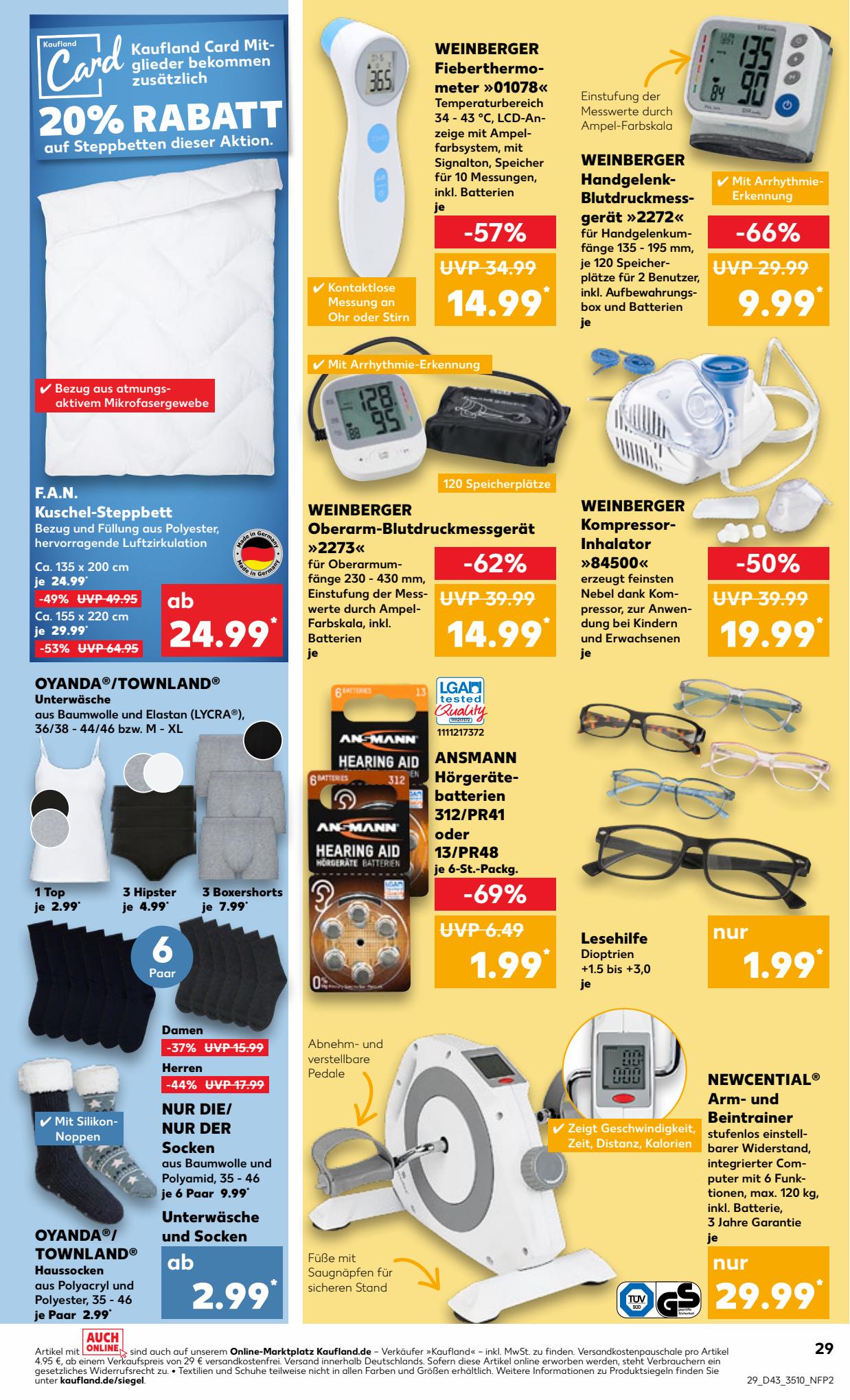 Kaufland Prospekt 22 Oct – 1 Nov 2023 Seite 29