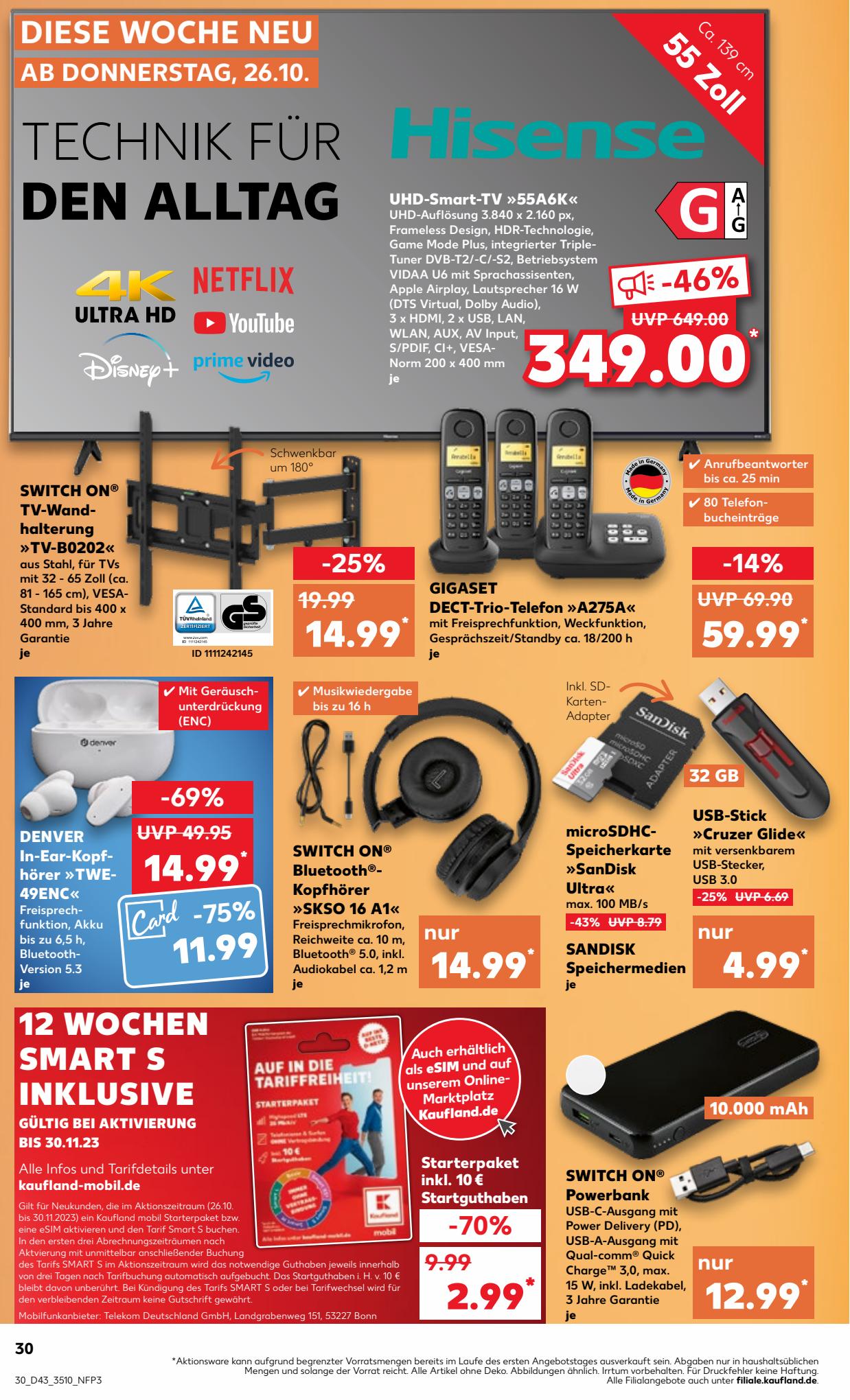 Kaufland Prospekt 22 Oct – 1 Nov 2023 Seite 30
