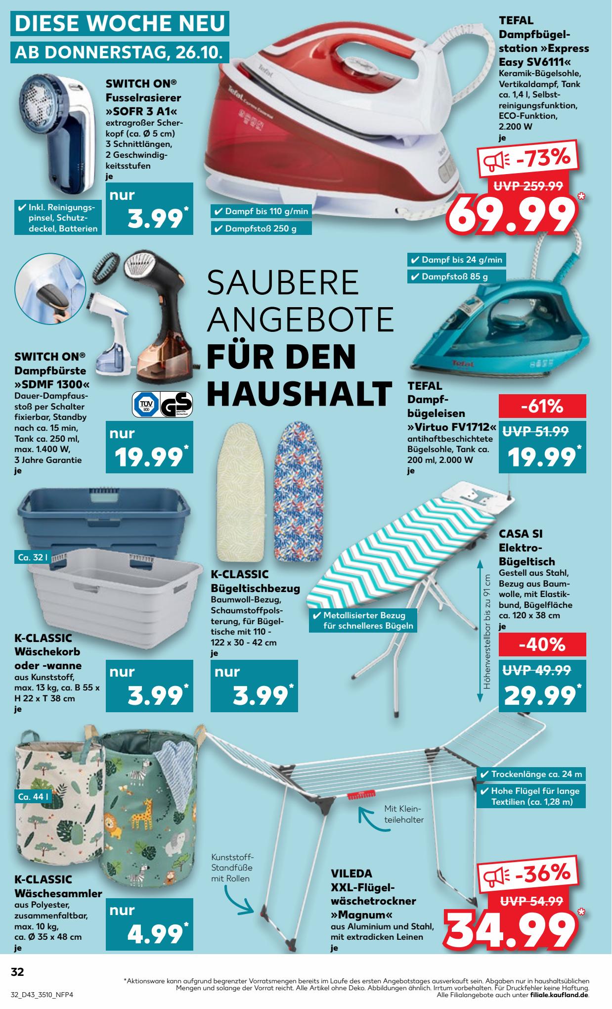Kaufland Prospekt 22 Oct – 1 Nov 2023 Seite 32