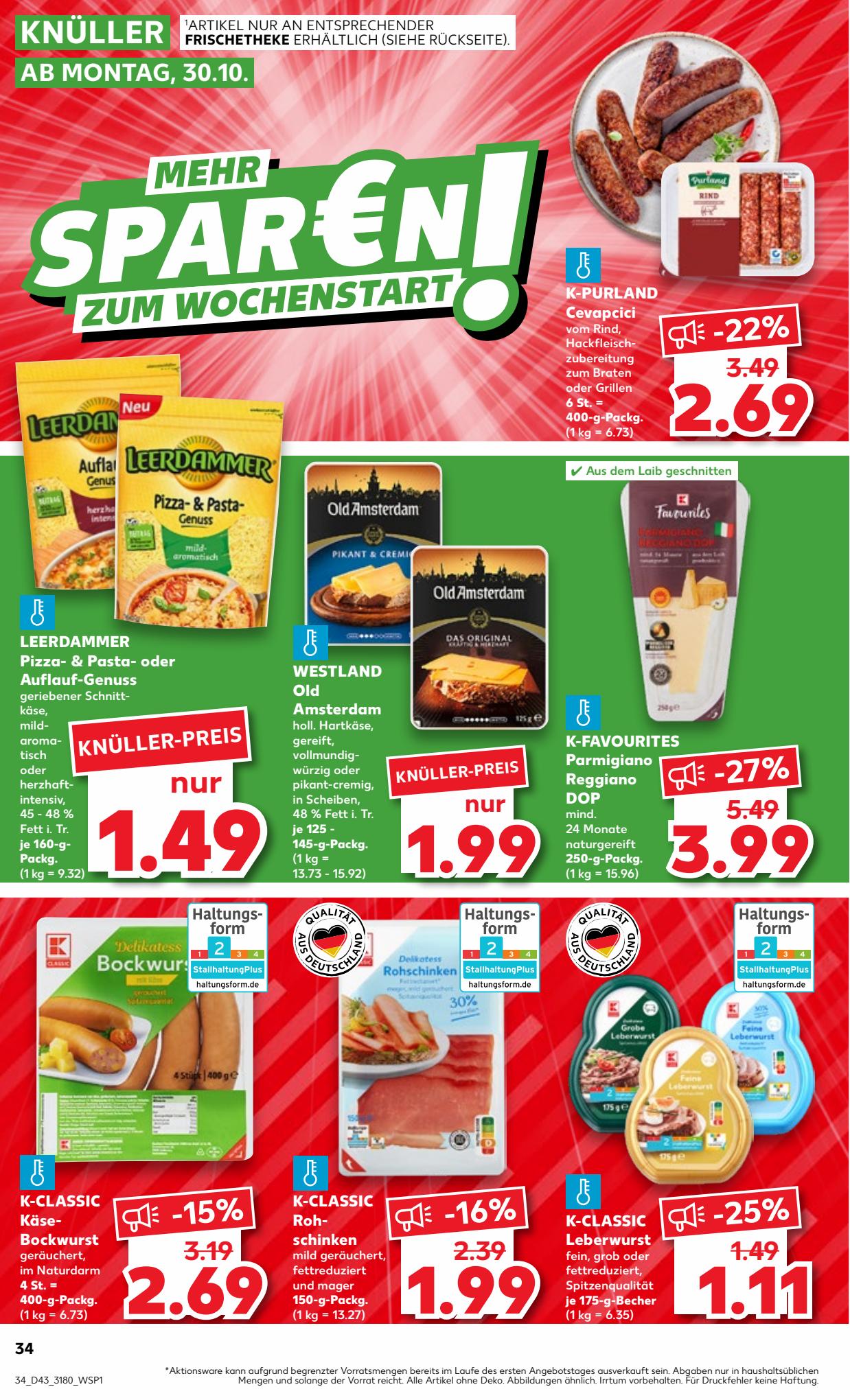 Kaufland Prospekt 22 Oct – 1 Nov 2023 Seite 34