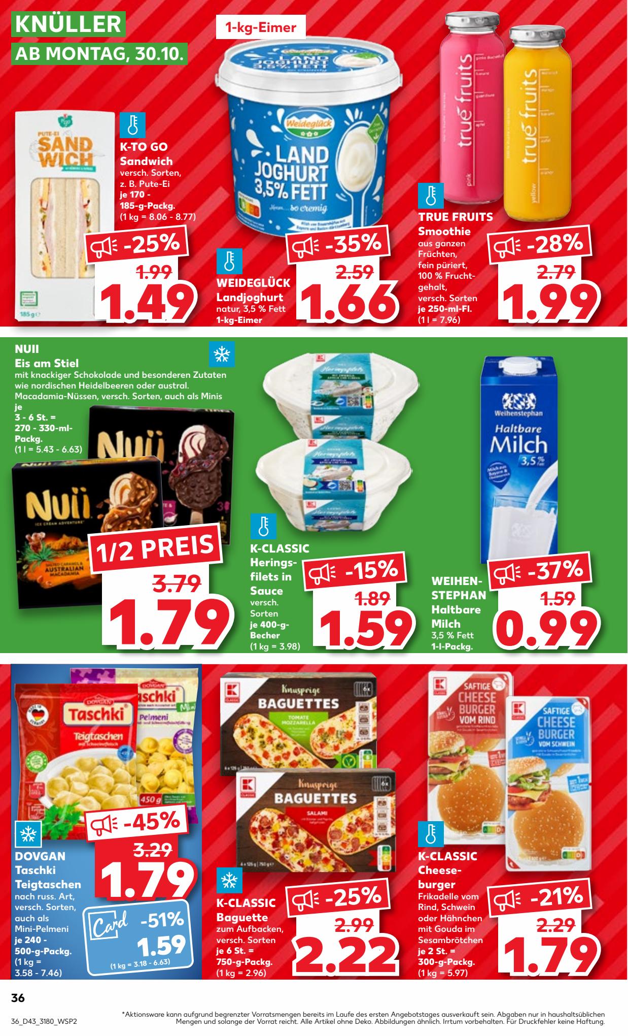 Kaufland Prospekt 22 Oct – 1 Nov 2023 Seite 36