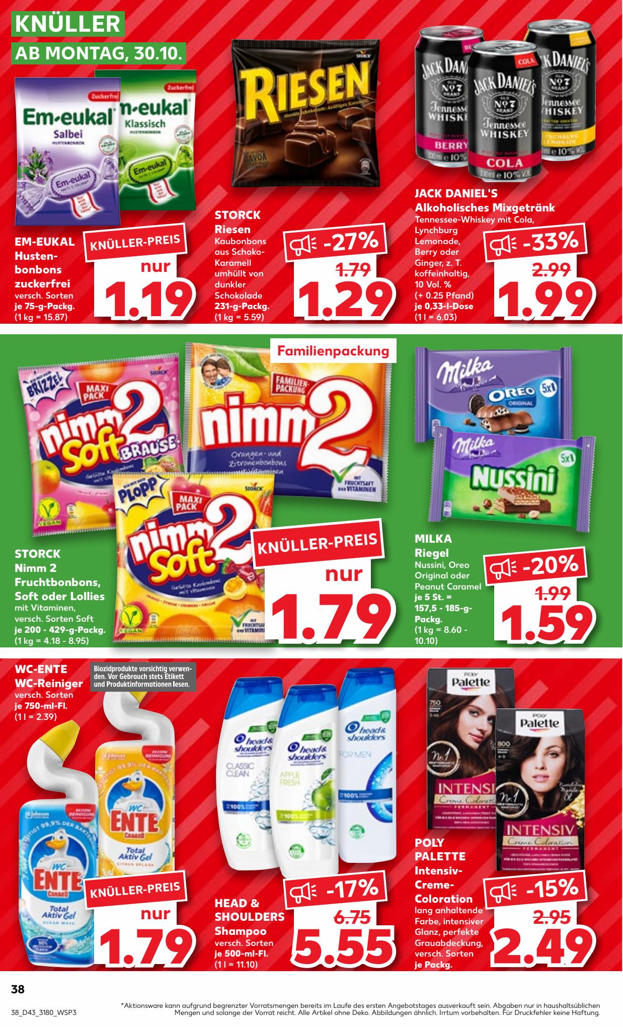 Kaufland Prospekt 22 Oct – 1 Nov 2023 Seite 38