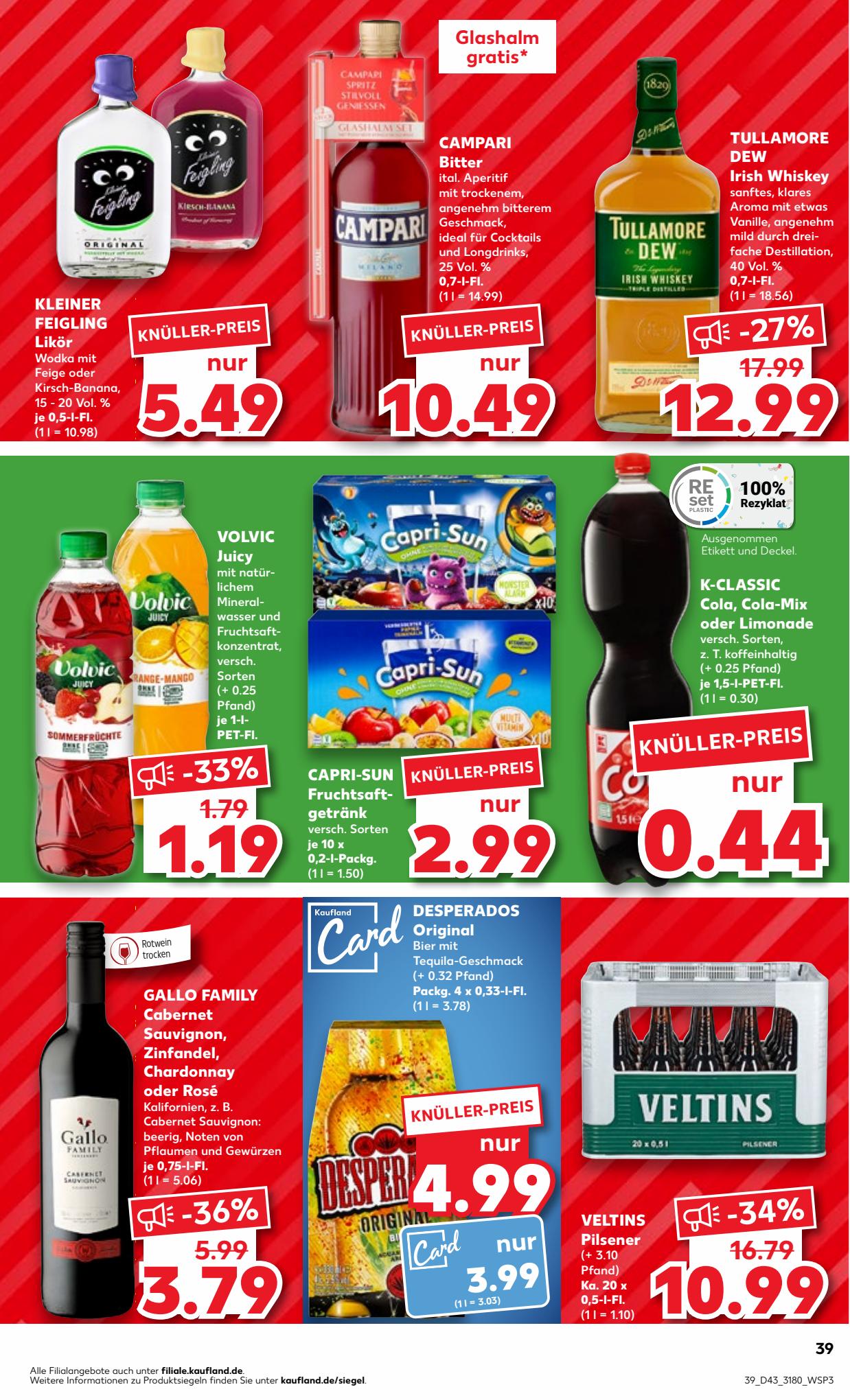 Kaufland Prospekt 22 Oct – 1 Nov 2023 Seite 39