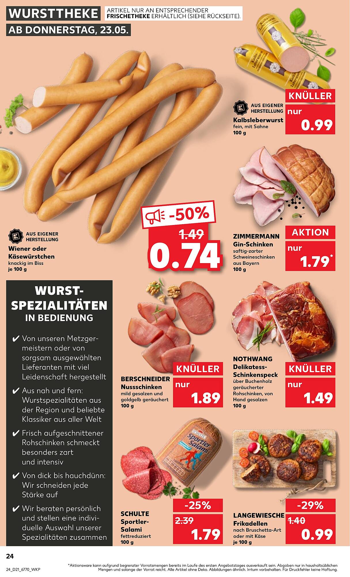 Kaufland Prospekt 23 – 29 Mai 2024 Seite 24