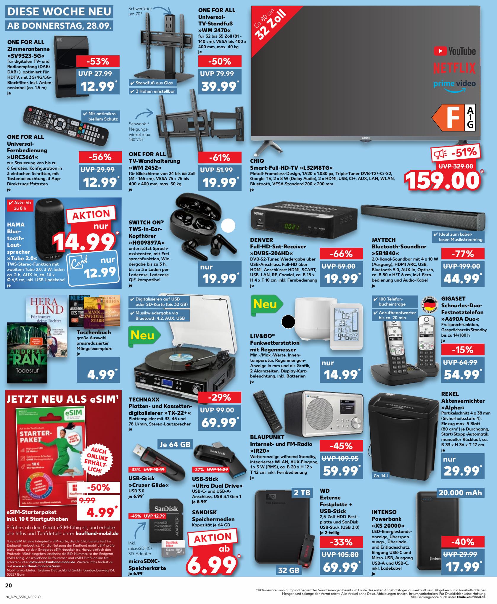 Kaufland Prospekt 24 Sep – 4 Oct 2023 Seite 20