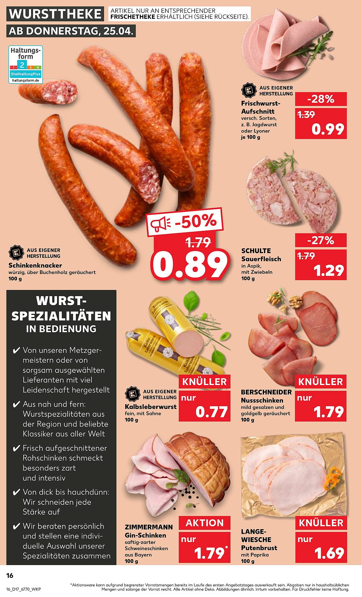 Kaufland Prospekt 25 – 30 April 2024 Seite 16