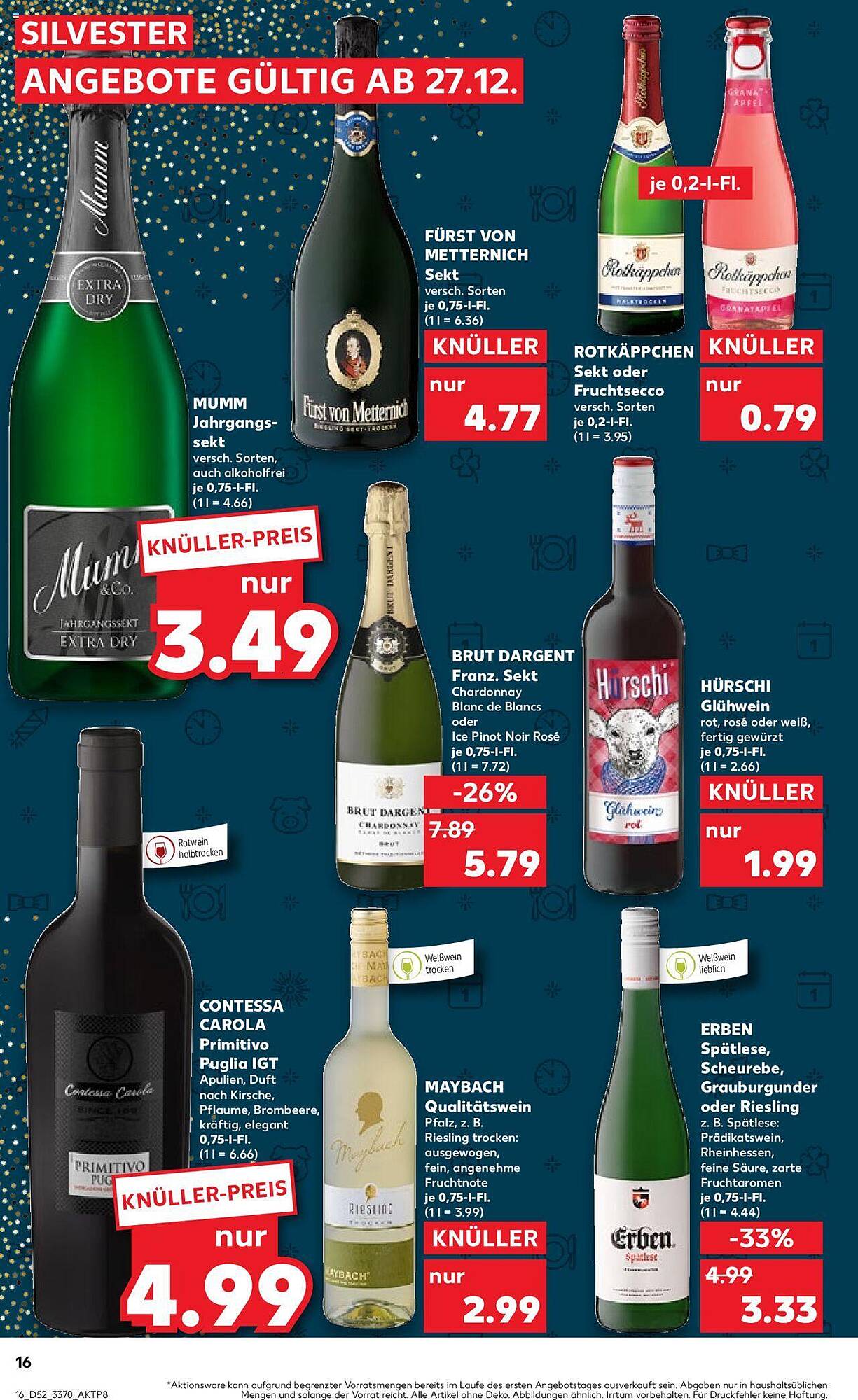 Kaufland Prospekt 27 Dez – 3 Jan 2024 Seite 16