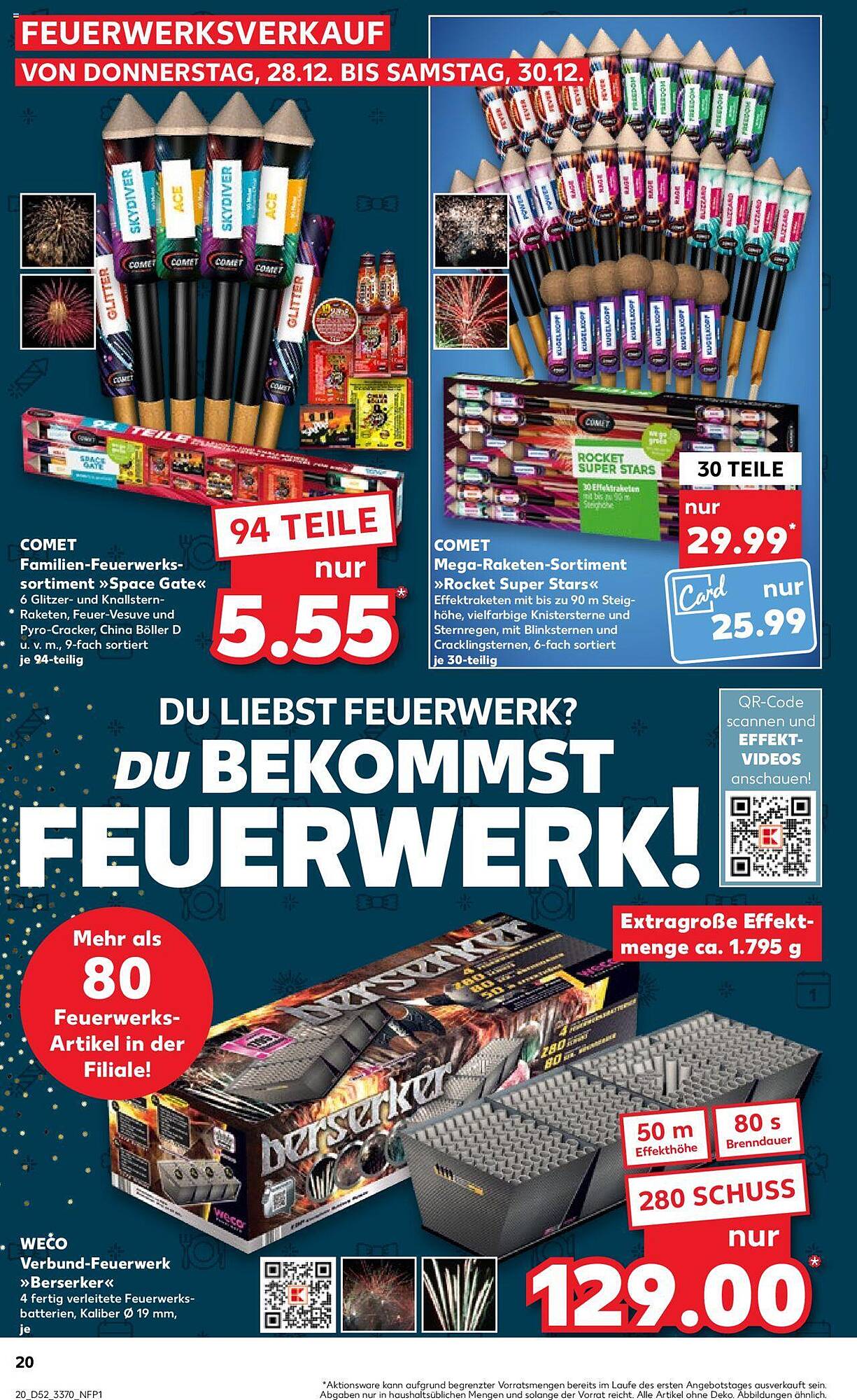 Kaufland Prospekt 27 Dez – 3 Jan 2024 Seite 20
