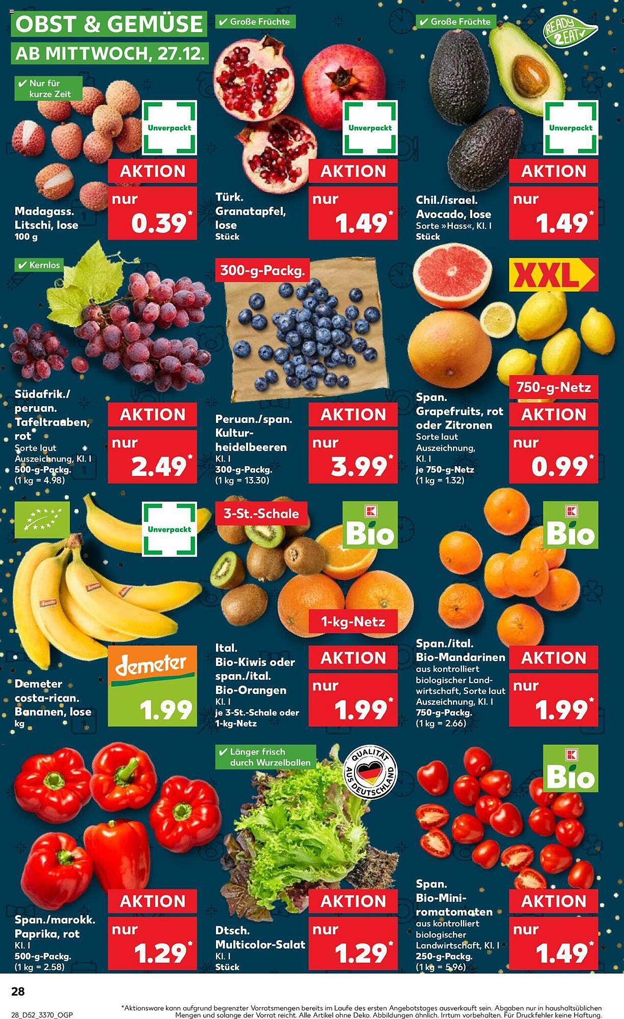 Kaufland Prospekt 27 Dez – 3 Jan 2024 Seite 28