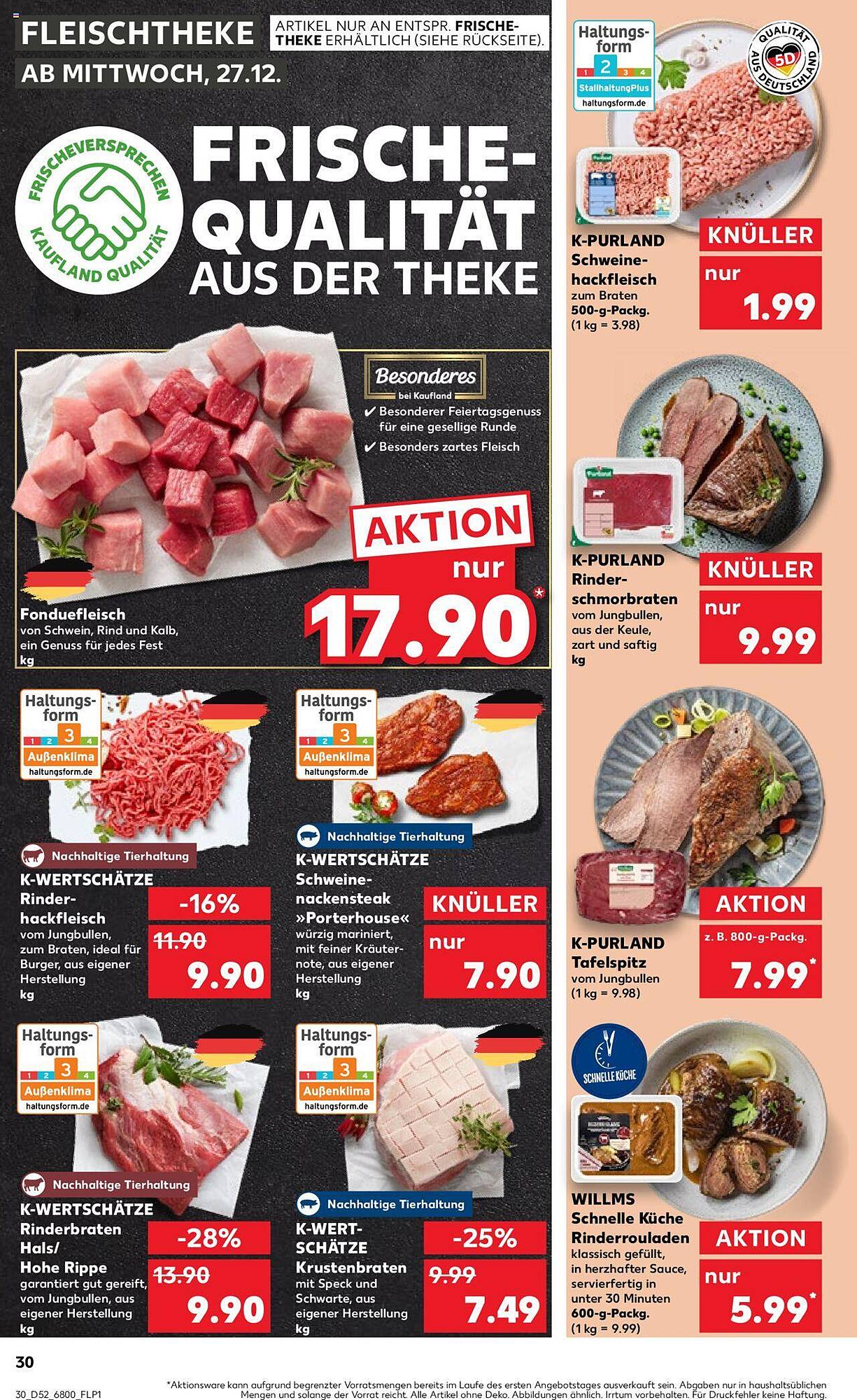 Kaufland Prospekt 27 Dez – 3 Jan 2024 Seite 30