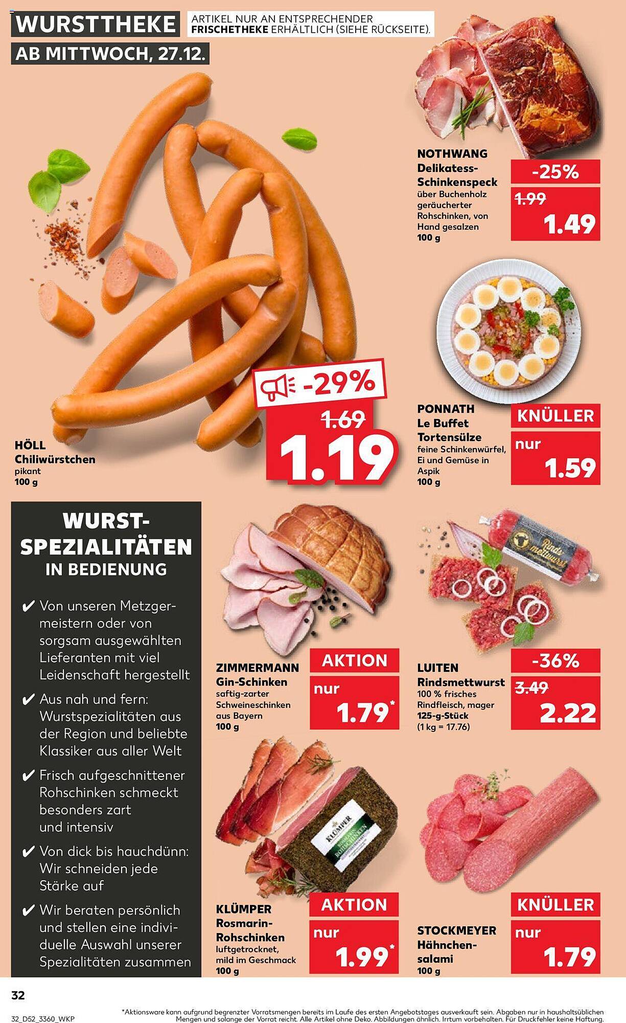 Kaufland Prospekt 27 Dez – 3 Jan 2024 Seite 32