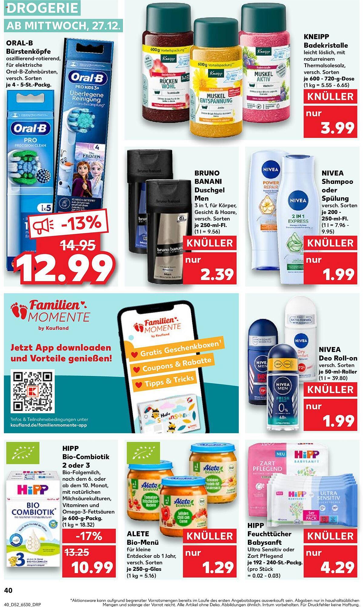 Kaufland Prospekt 27 Dez – 3 Jan 2024 Seite 40