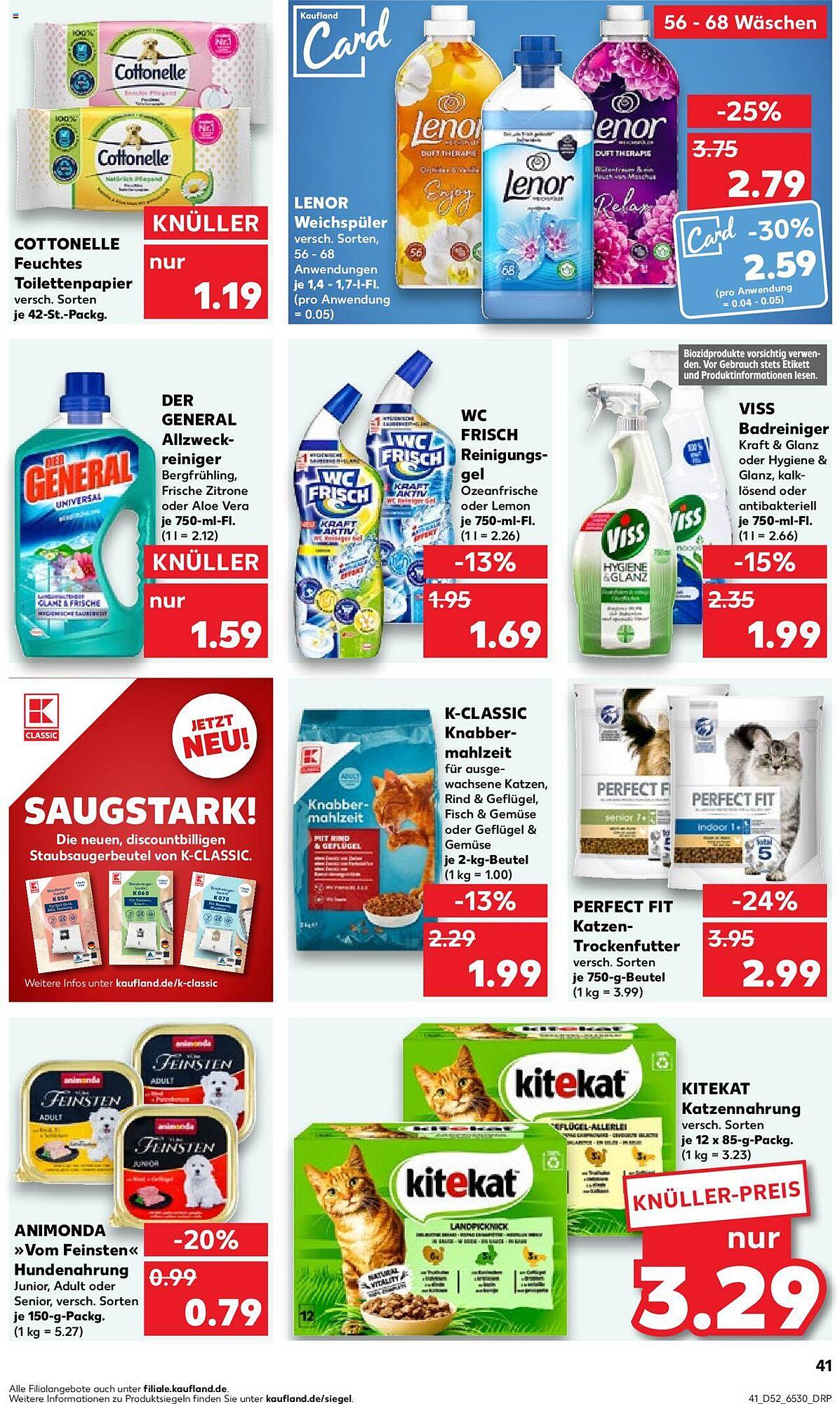 Kaufland Prospekt 27 Dez – 3 Jan 2024 Seite 41