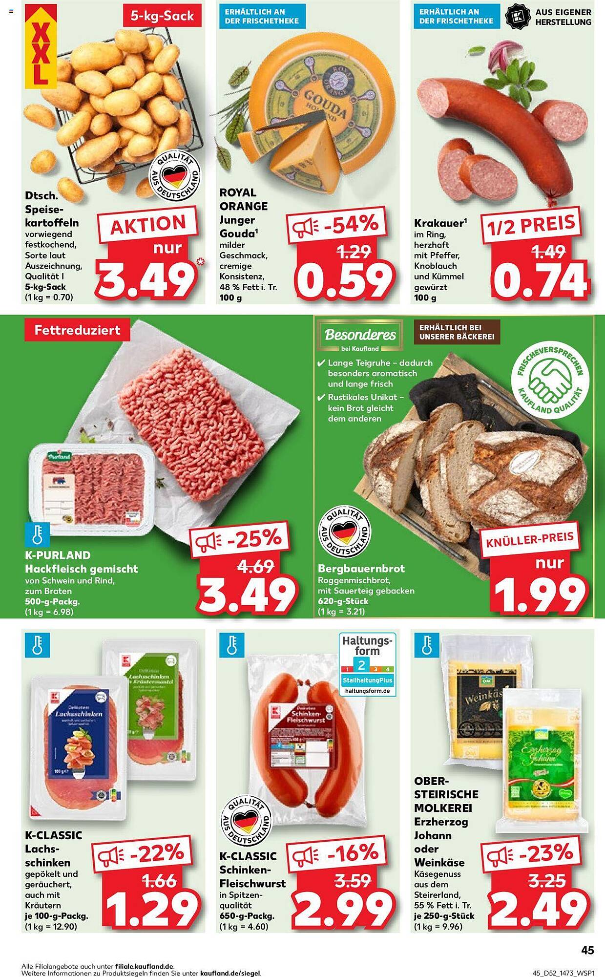 Kaufland Prospekt 27 Dez – 3 Jan 2024 Seite 45