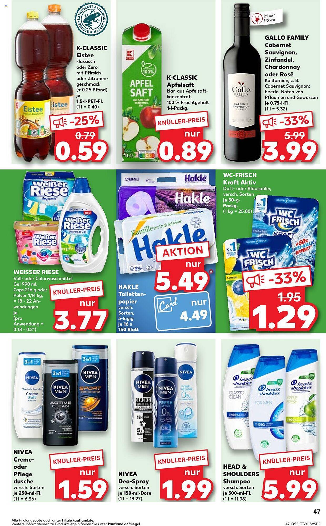 Kaufland Prospekt 27 Dez – 3 Jan 2024 Seite 47
