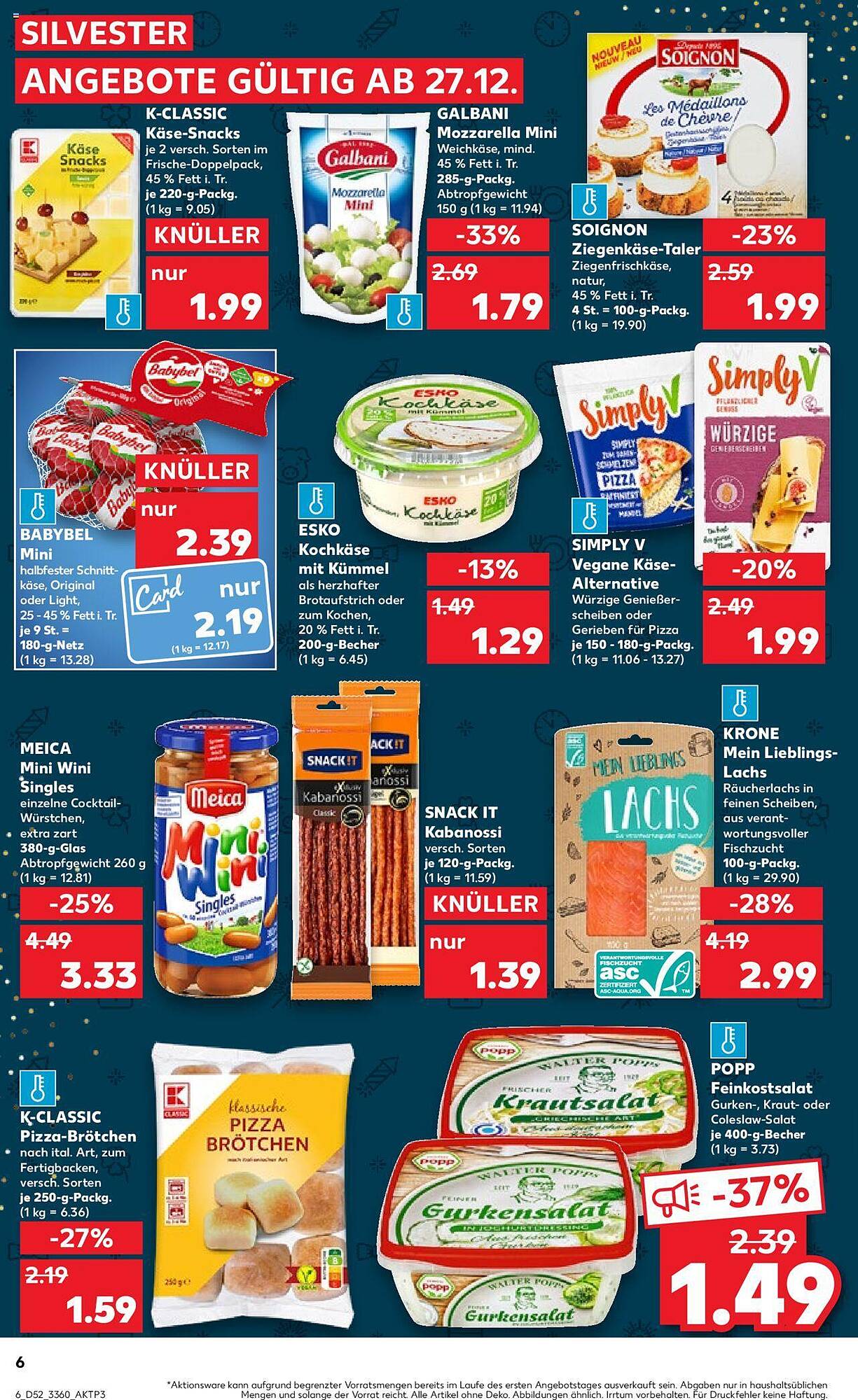 Kaufland Prospekt 27 Dez – 3 Jan 2024 Seite 6