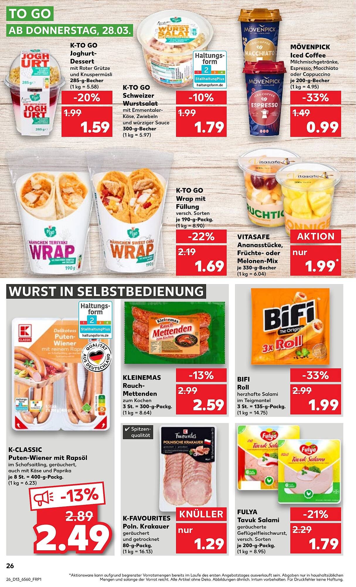 Kaufland Prospekt 28 Mar – 3 Apr 2024 Seite 26