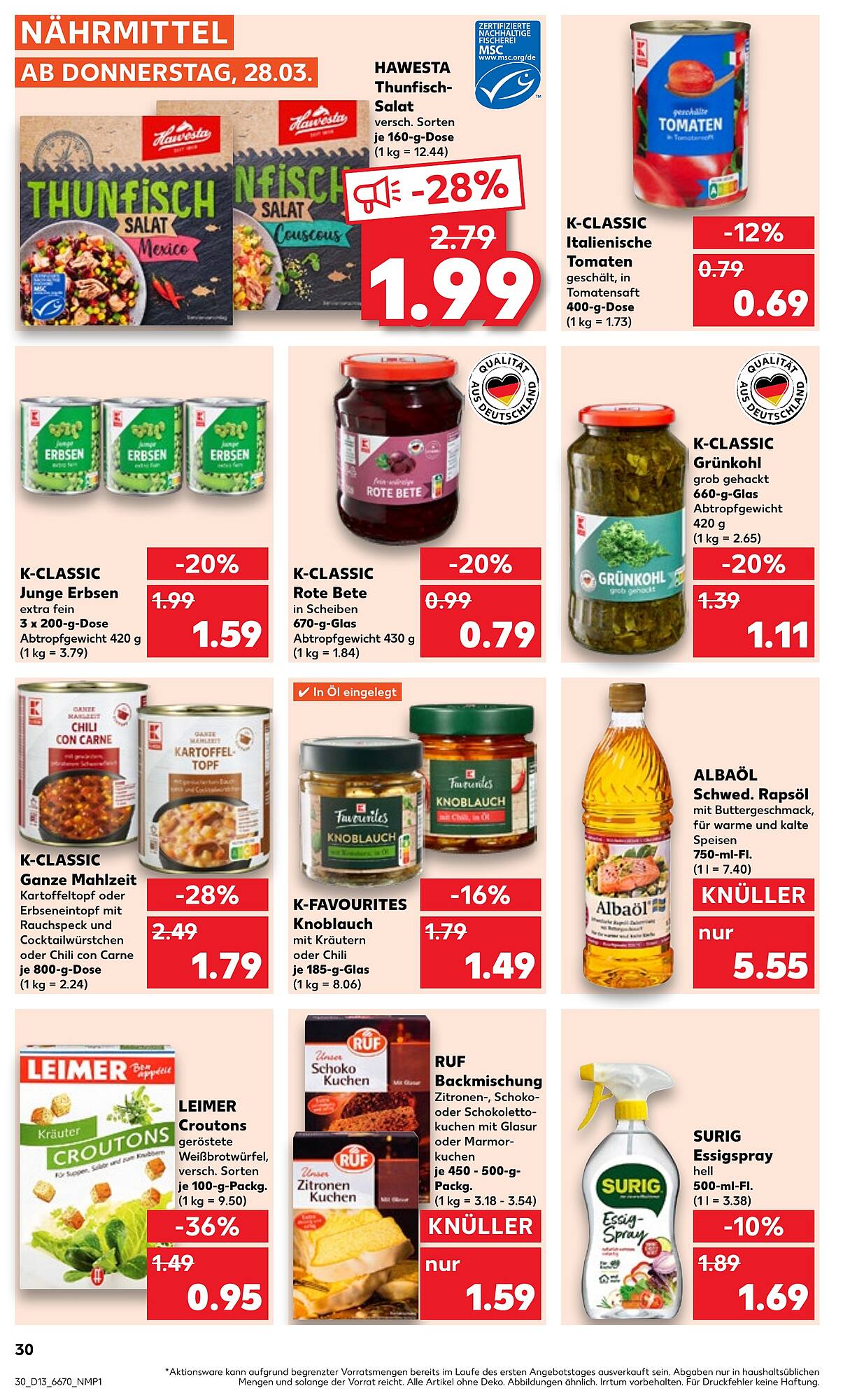 Kaufland Prospekt 28 Mar – 3 Apr 2024 Seite 30
