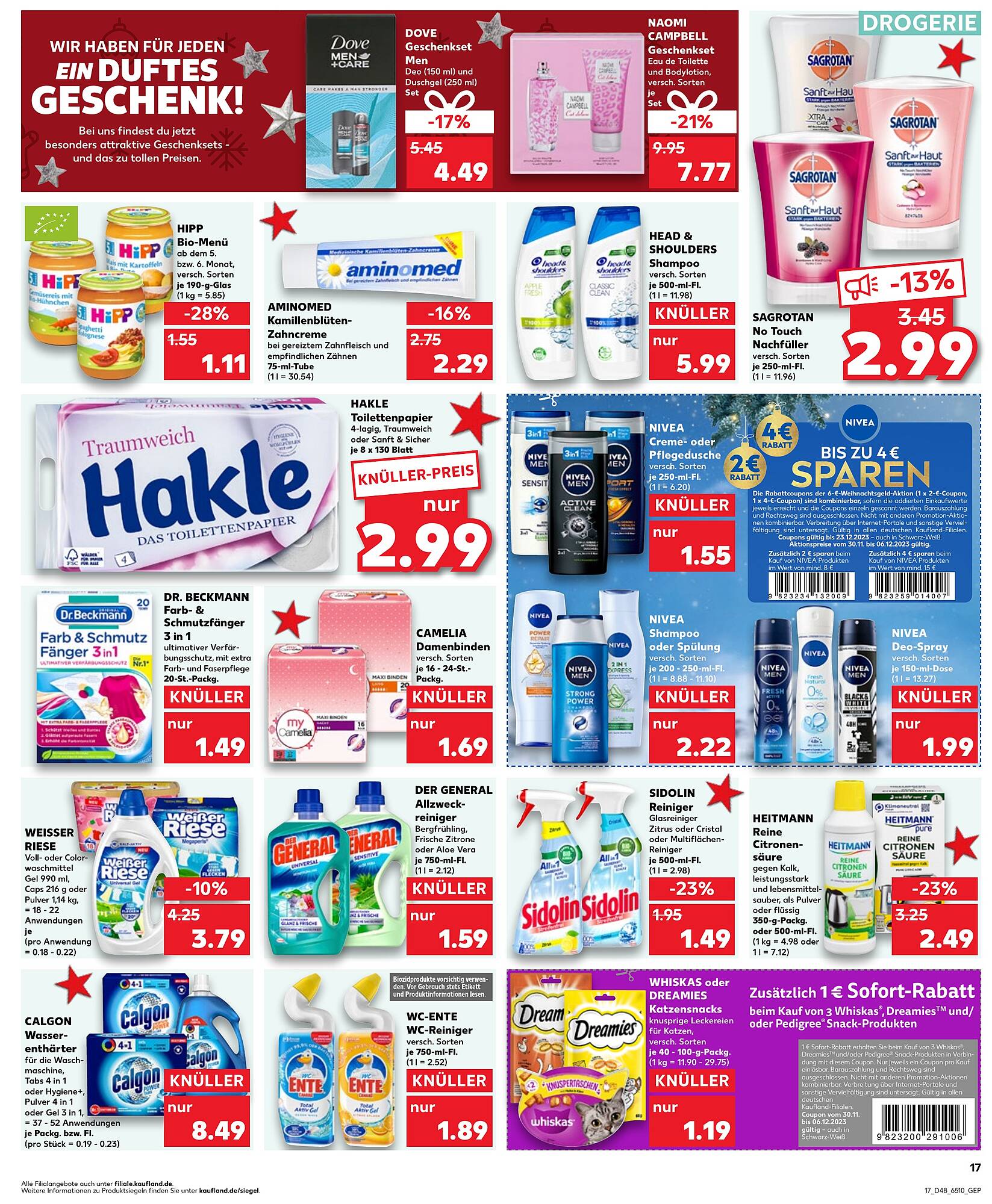 Kaufland Prospekt 30 Nov – 6 Dez 2023 Seite 17