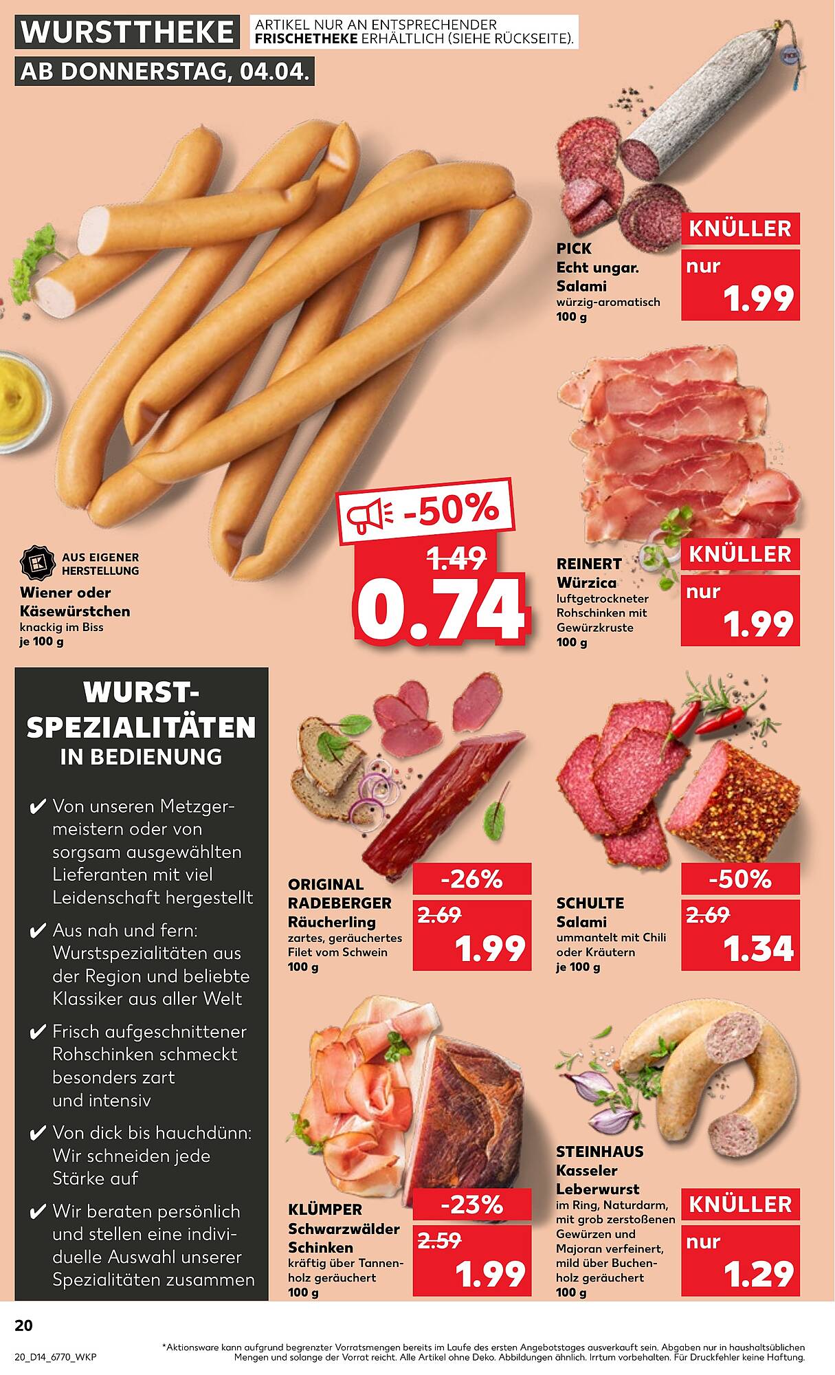Kaufland Prospekt 4 – 10 April 2024 Seite 20