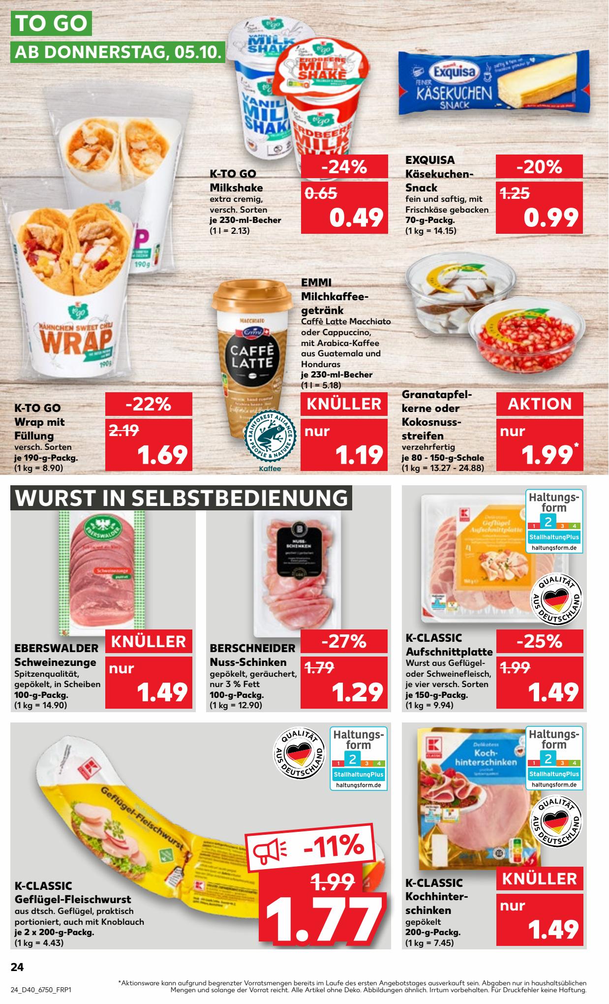 Kaufland Prospekt 5 – 11 October 2023 Seite 24