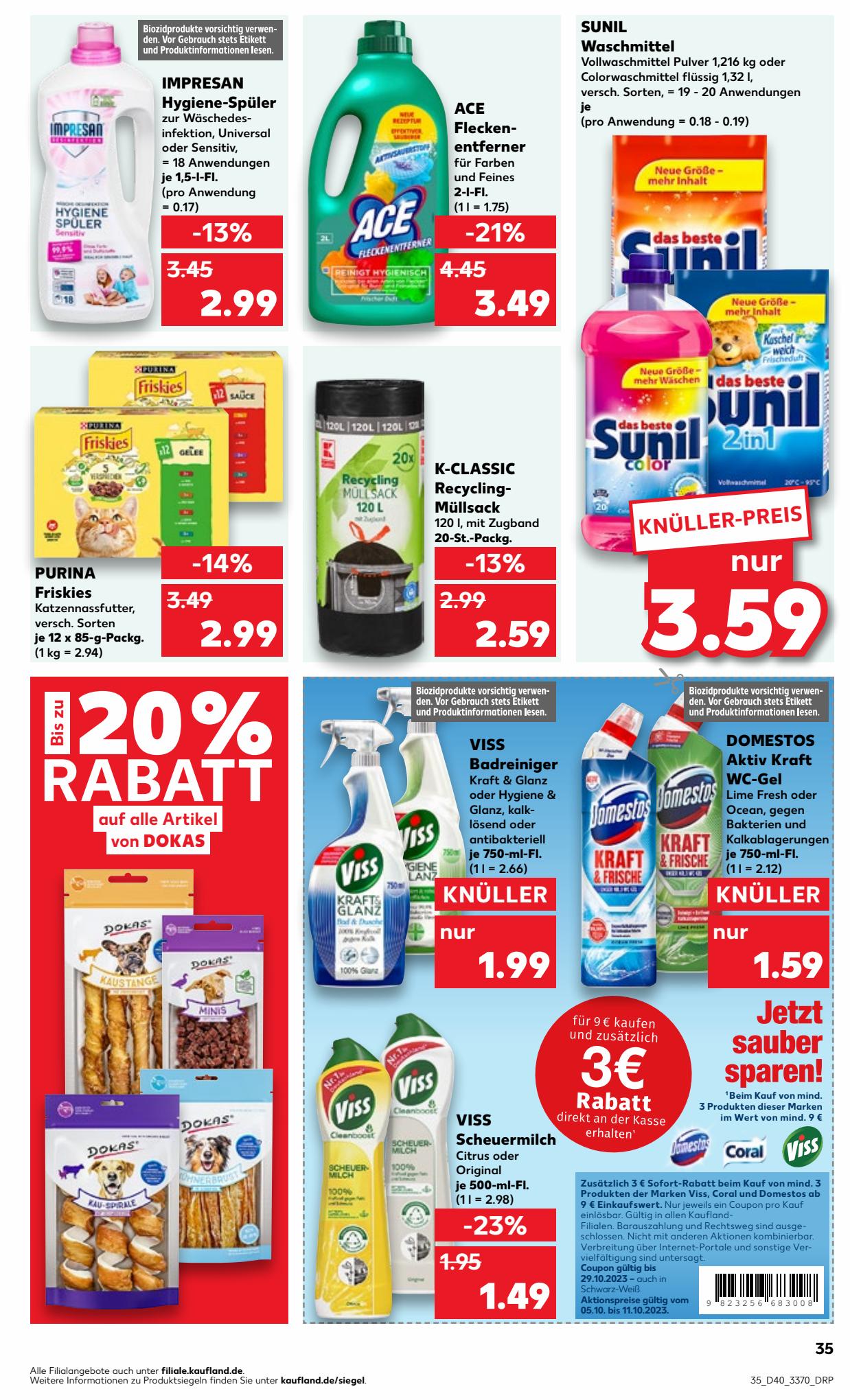 Kaufland Prospekt 5 – 11 October 2023 Seite 35