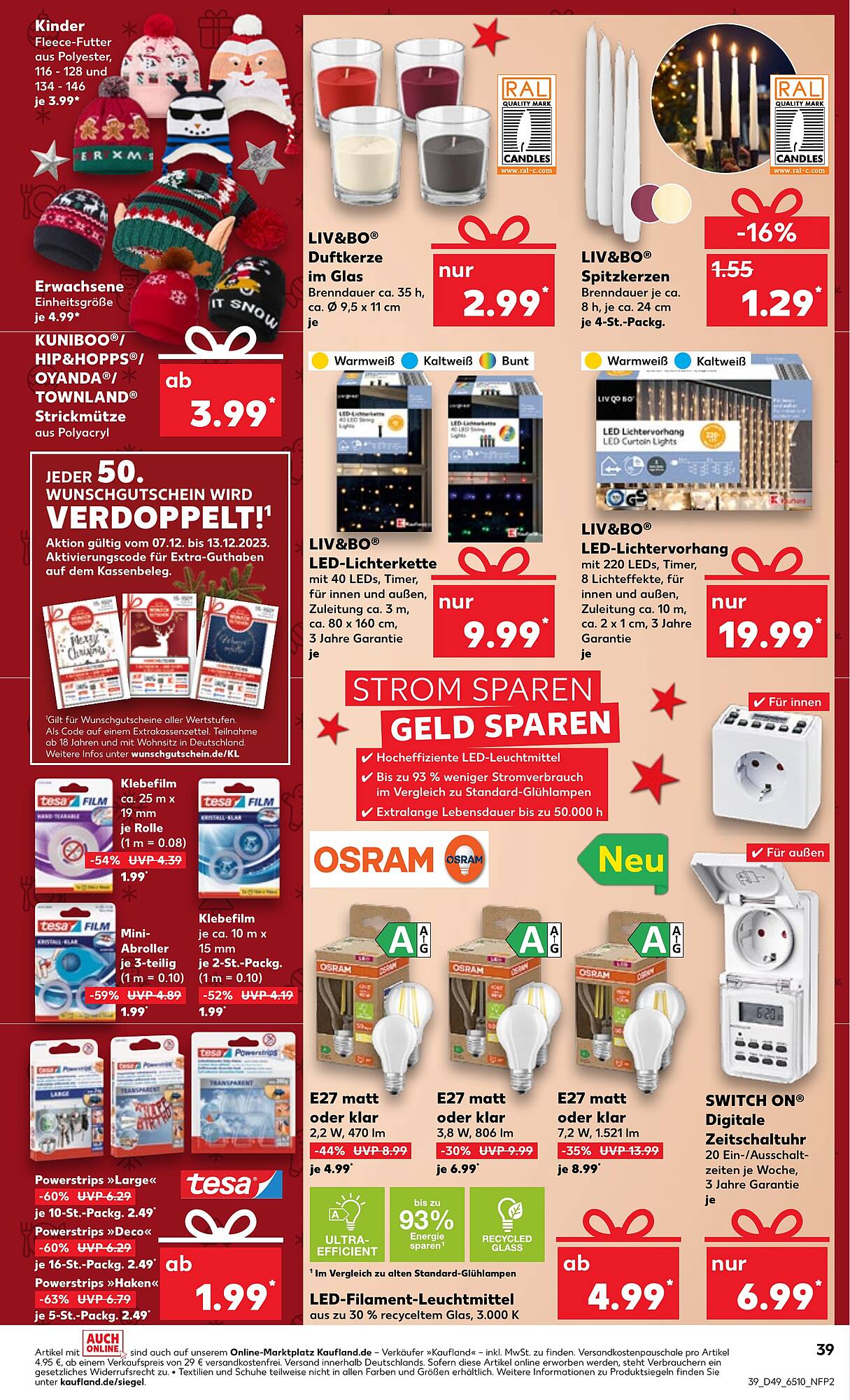Kaufland Prospekt 7 – 13 Dezember 2023 Seite 39
