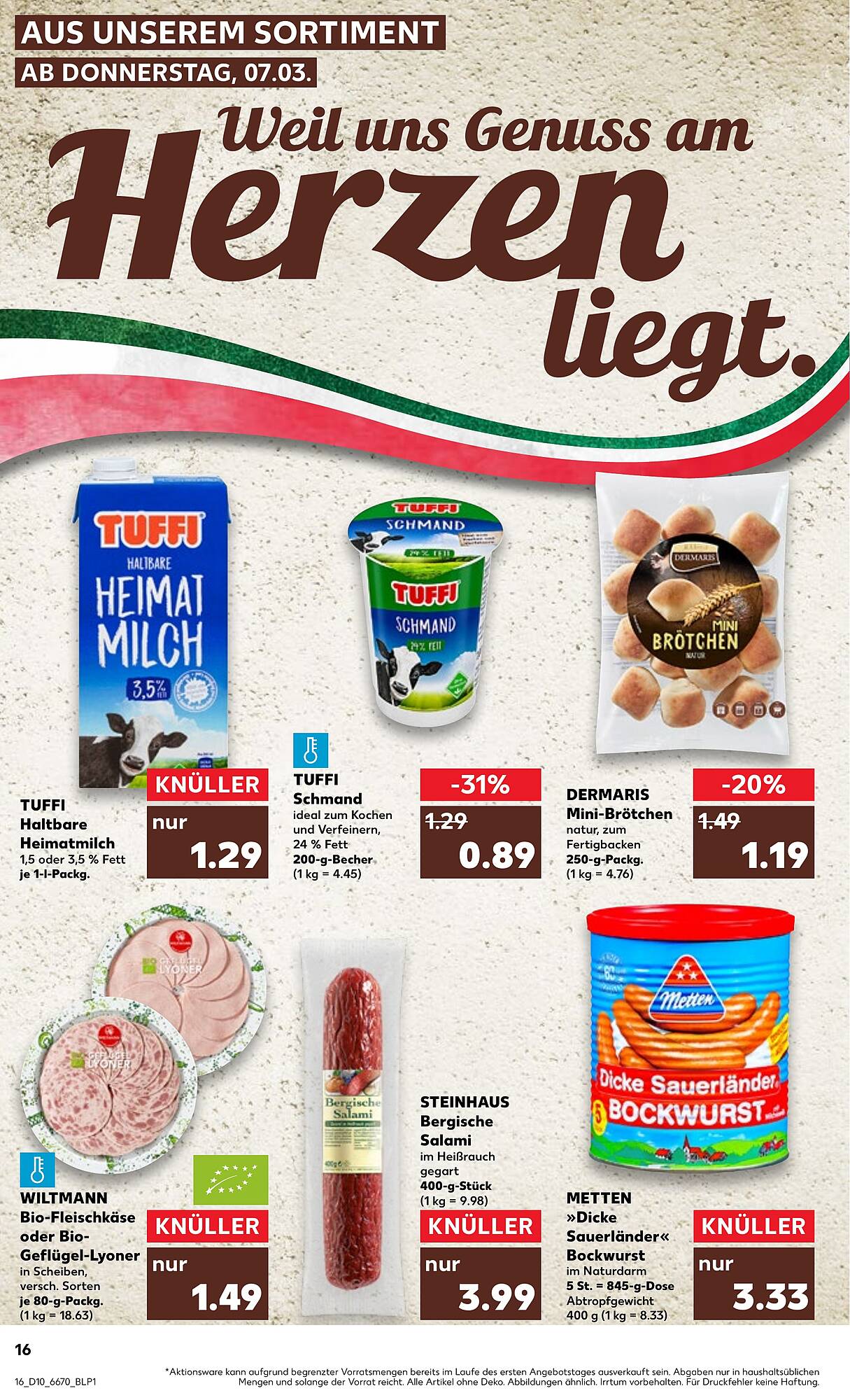 Kaufland Prospekt 7 – 13 Marsch 2024 Seite 16