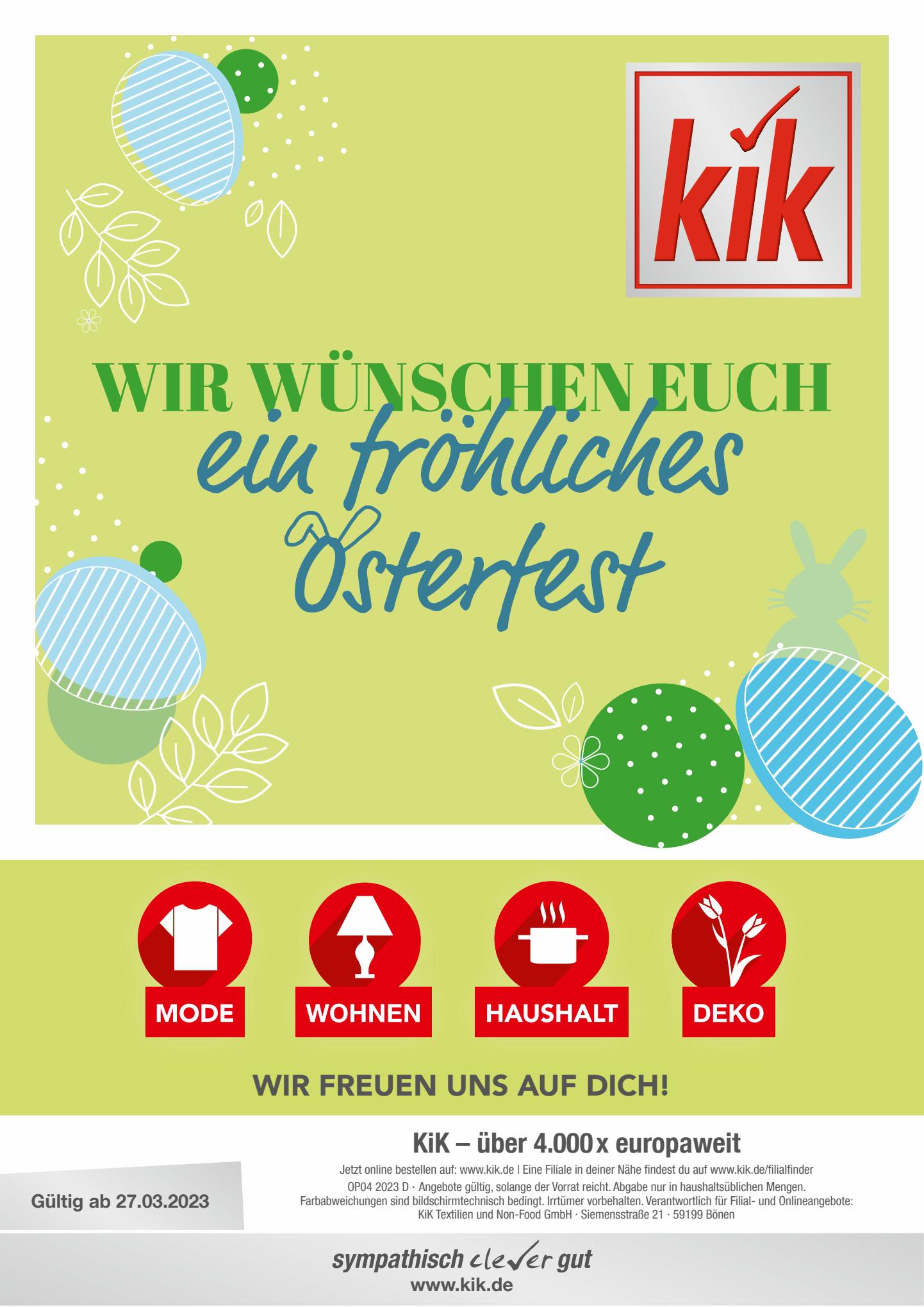 KiK Prospekt 12 – 31 Juli 2023 Seite 17