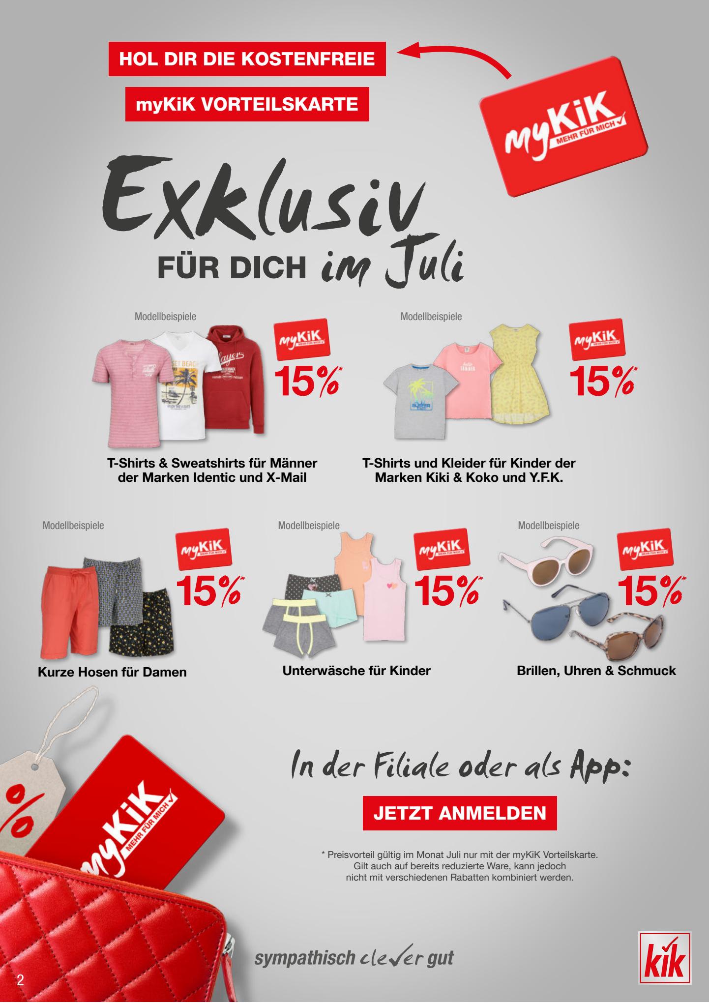 KiK Prospekt 24 Juli – 20 August 2023 Seite 2