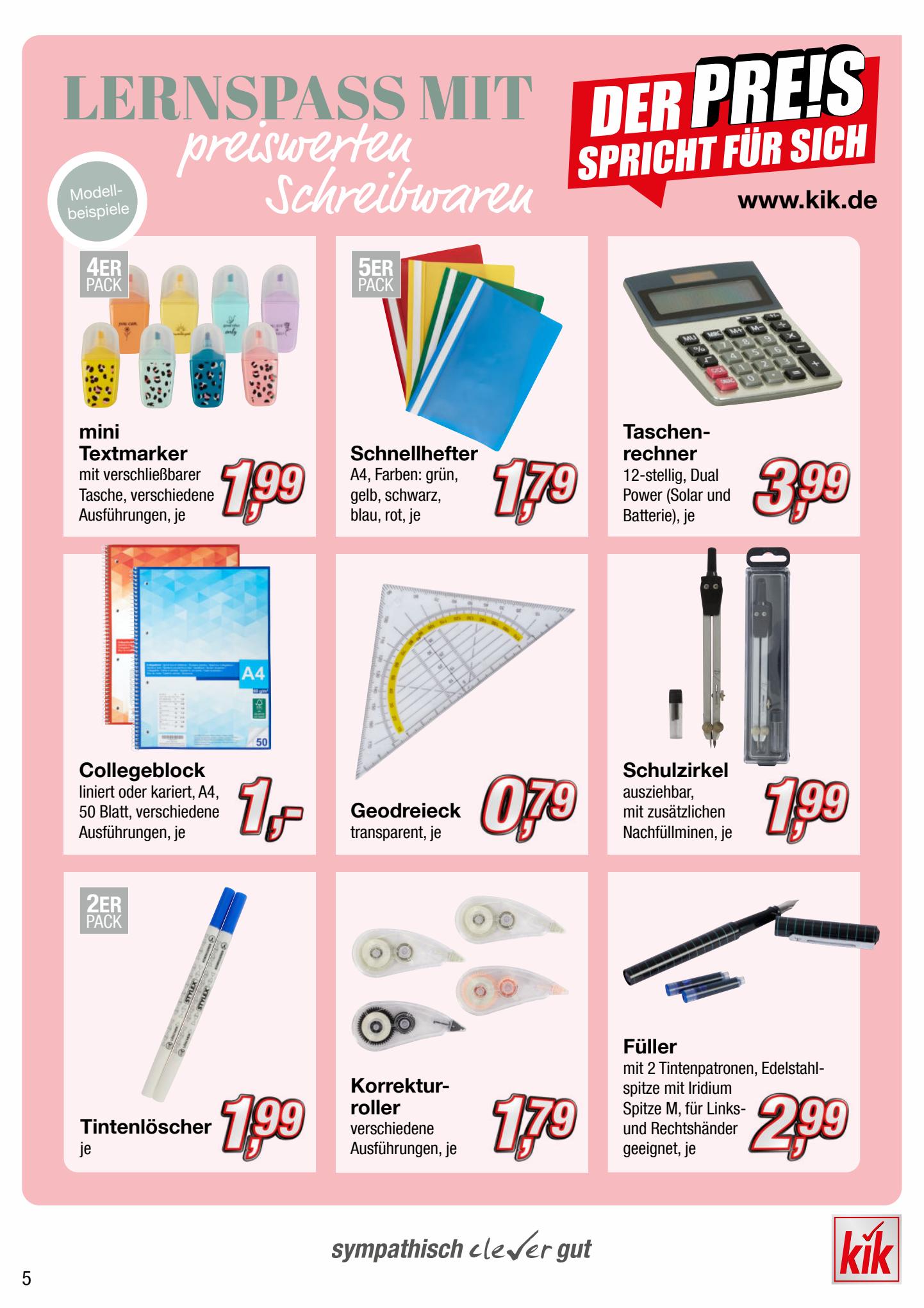 KiK Prospekt 24 Juli – 20 August 2023 Seite 5
