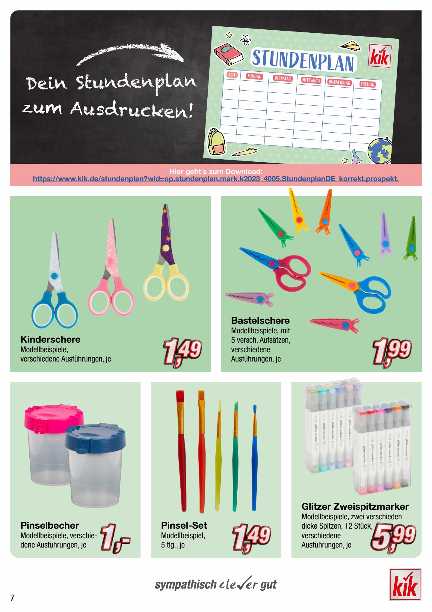 KiK Prospekt 24 Juli – 20 August 2023 Seite 7