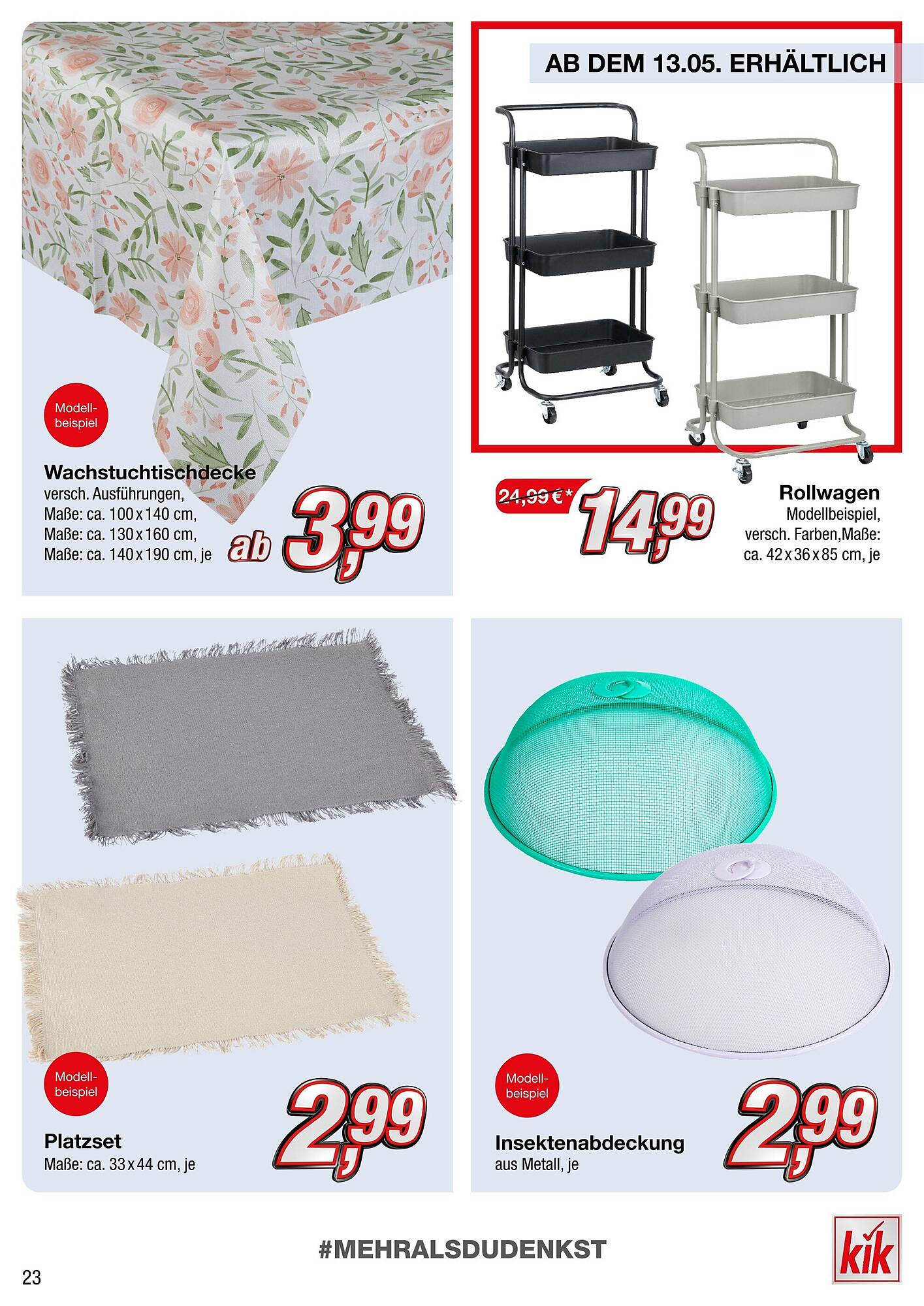 KiK Prospekt 29 Apr – 5 Mai 2024 Seite 23