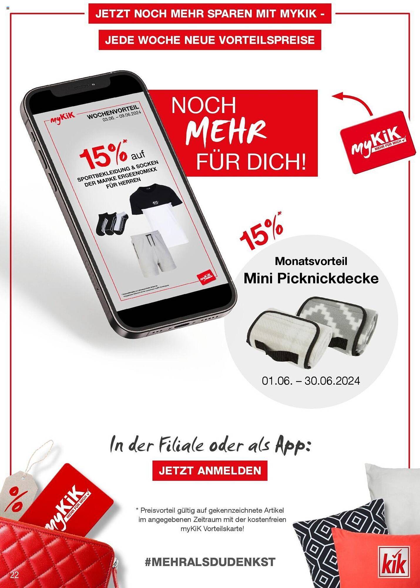 KiK Prospekt 3 – 8 Juni 2024 Seite 22