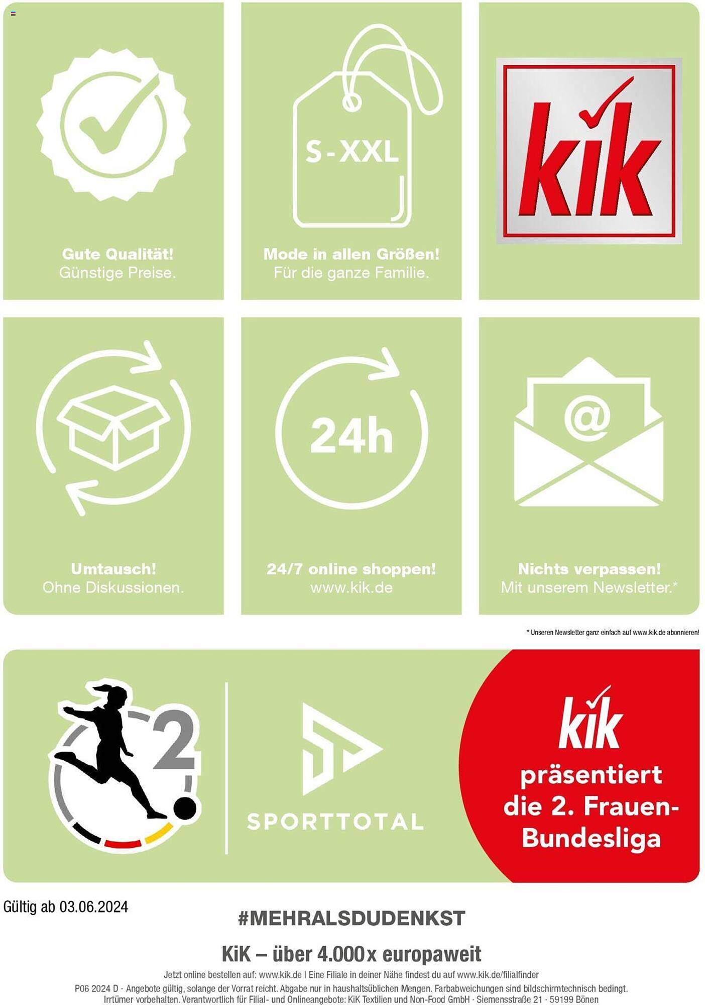 KiK Prospekt 3 – 8 Juni 2024 Seite 29
