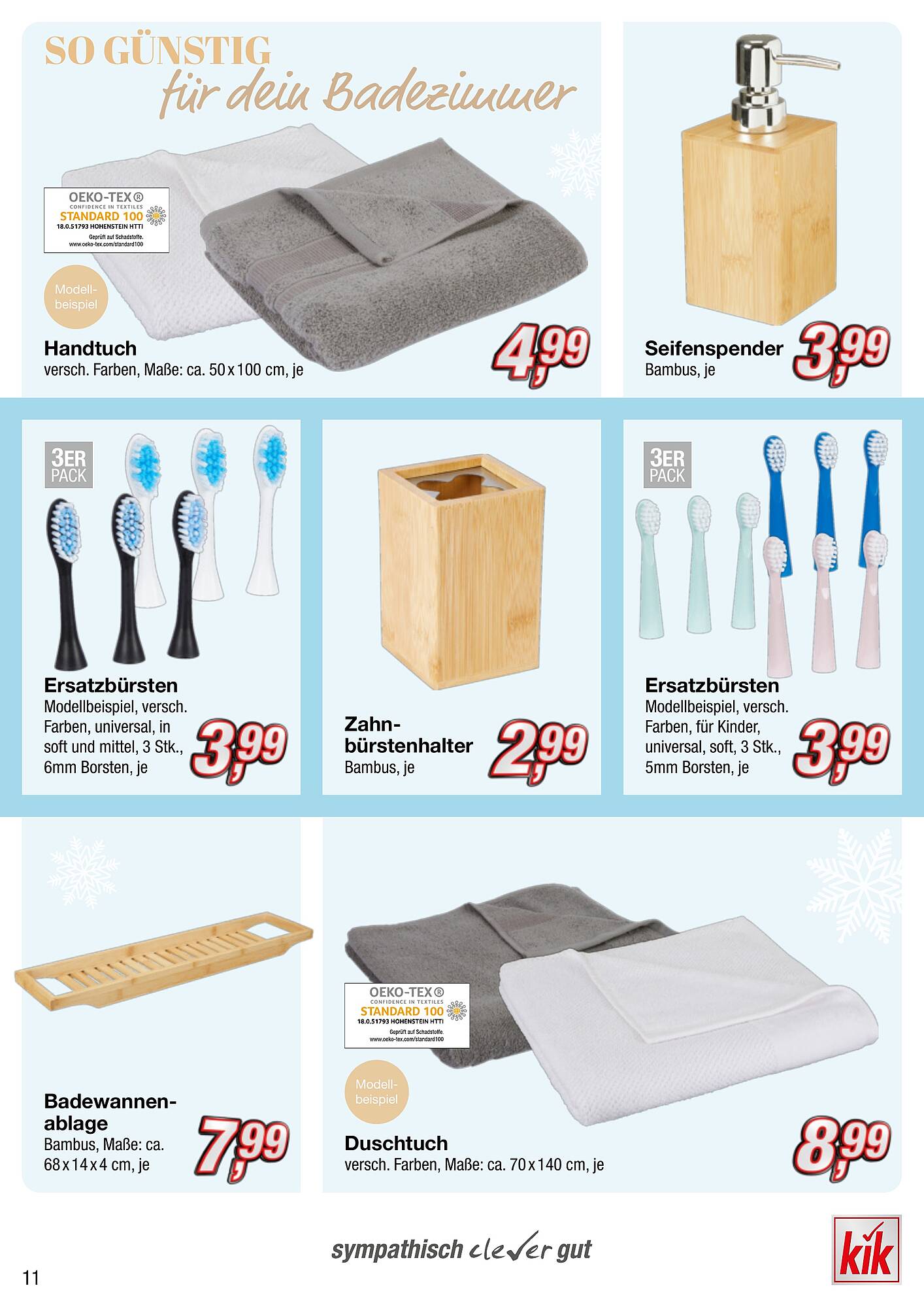 KiK Prospekt 4 – 10 Dezember 2023 Seite 11