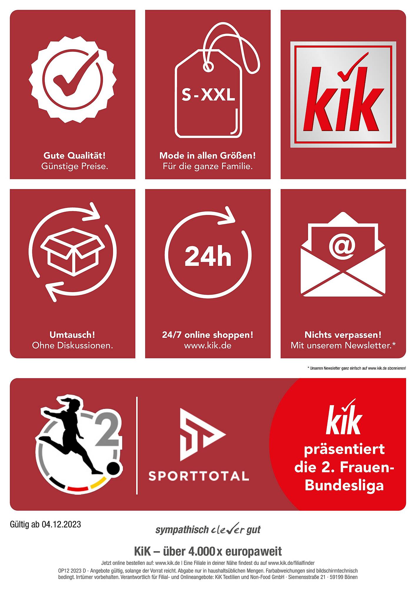 KiK Prospekt 4 – 10 Dezember 2023 Seite 20
