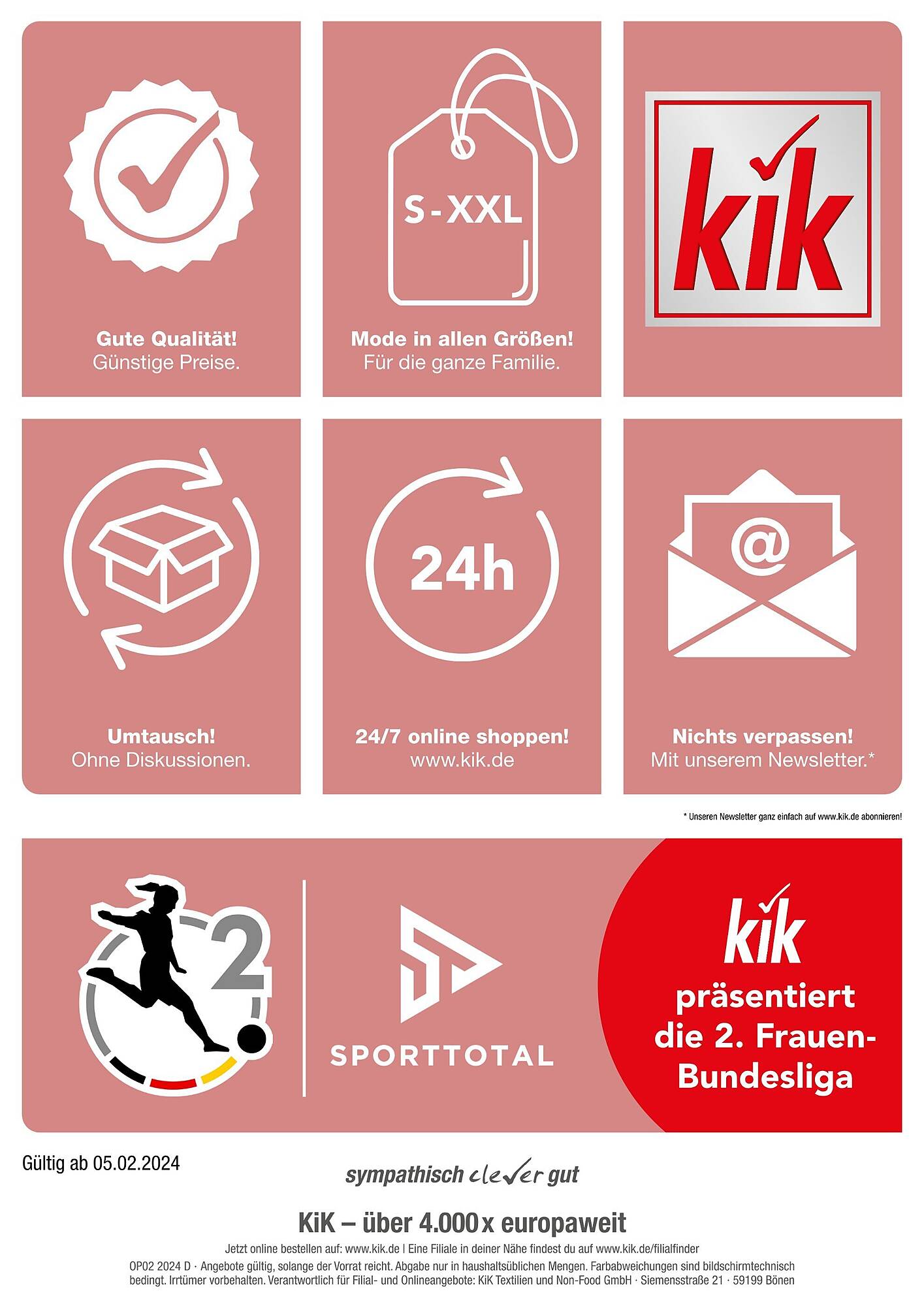 KiK Prospekt 5 – 11 Februar 2024 Seite 18