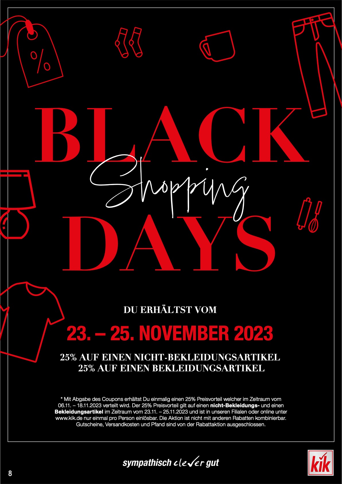 KiK Prospekt 6 – 26 November 2023 Seite 8