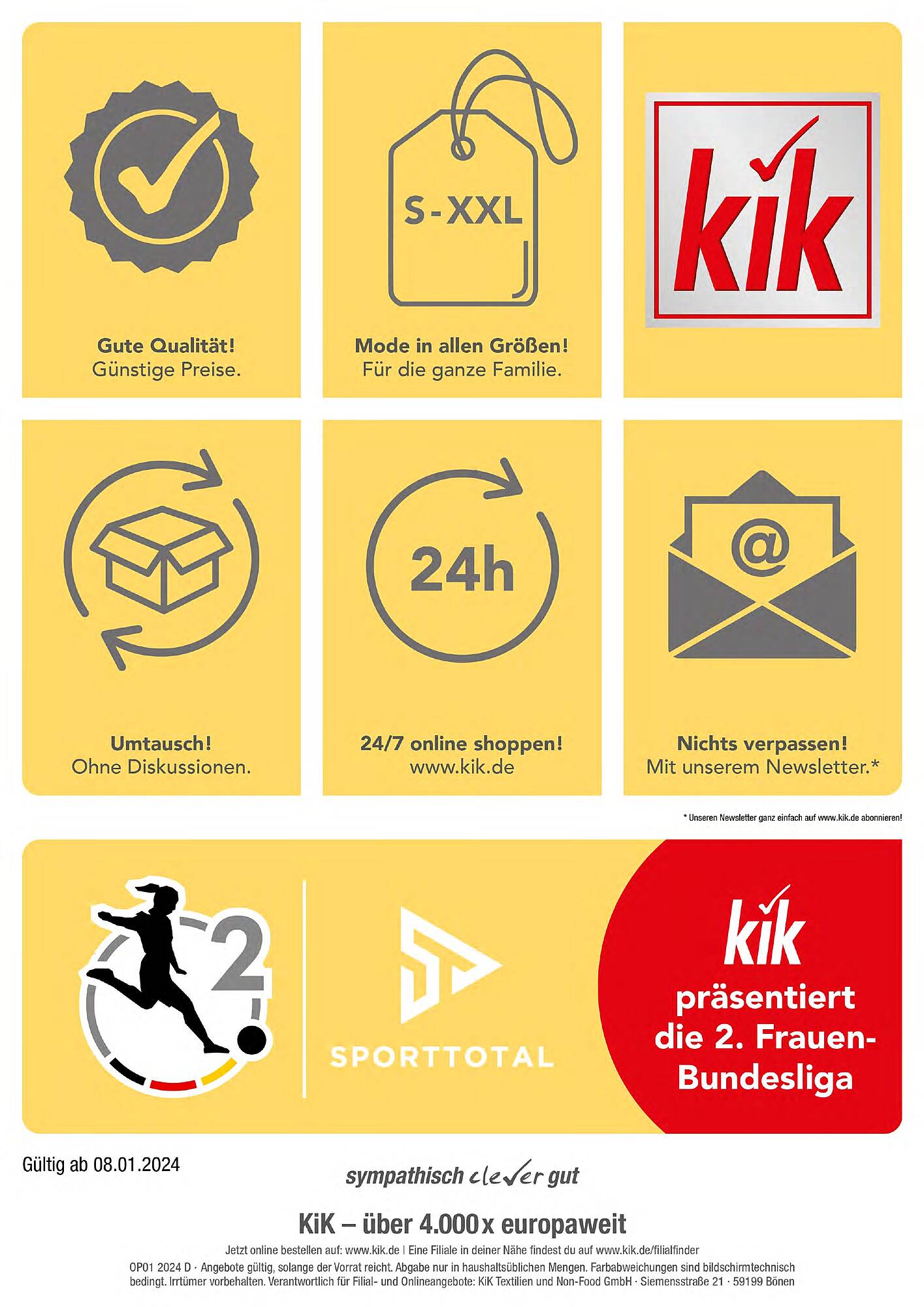 KiK Prospekt 8 – 21 Januar 2024 Seite 16