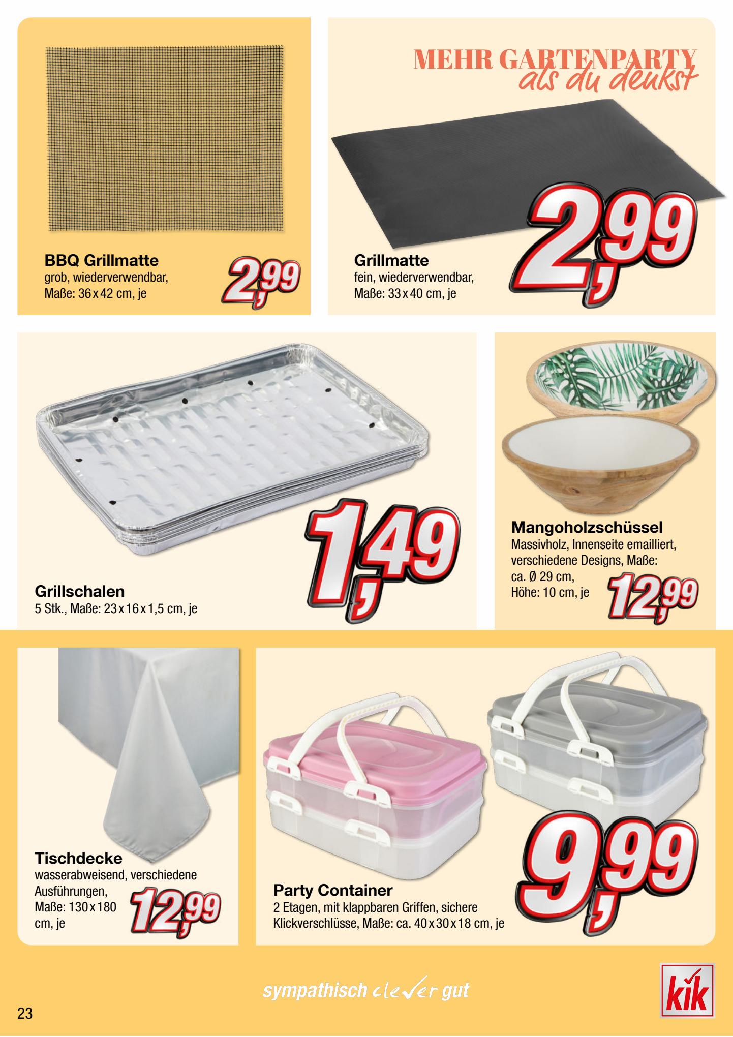 KiK Prospekt 8 – 31 Mai 2023 Seite 23