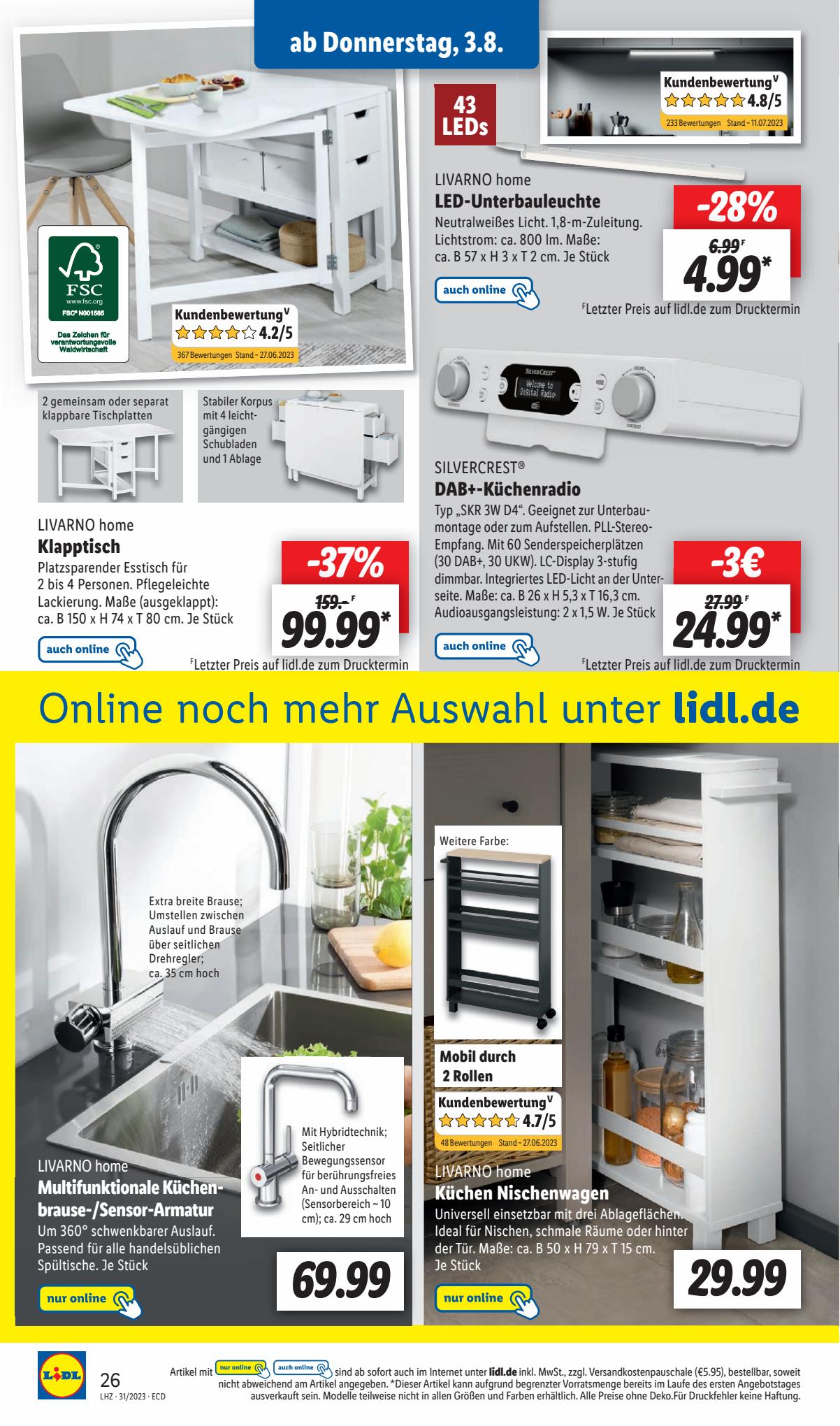 Lidl Prospekt 1 – 5 August 2023 Seite 30
