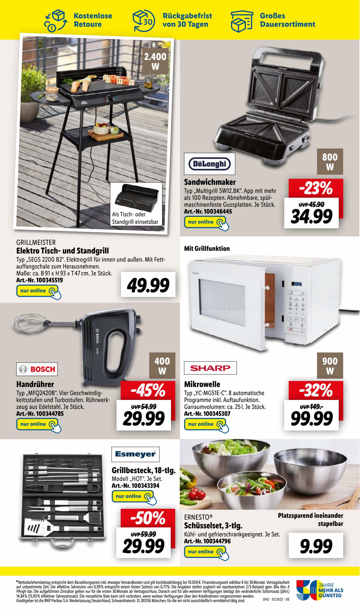 Lidl Prospekt 1 – 5 August 2023 Seite 33