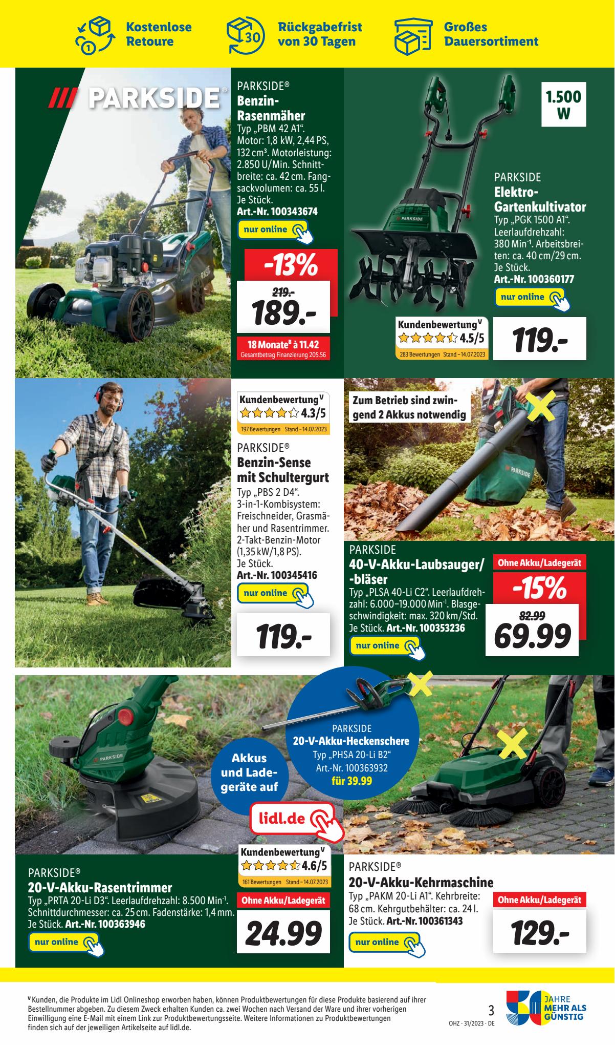 Lidl Prospekt 1 – 5 August 2023 Seite 53