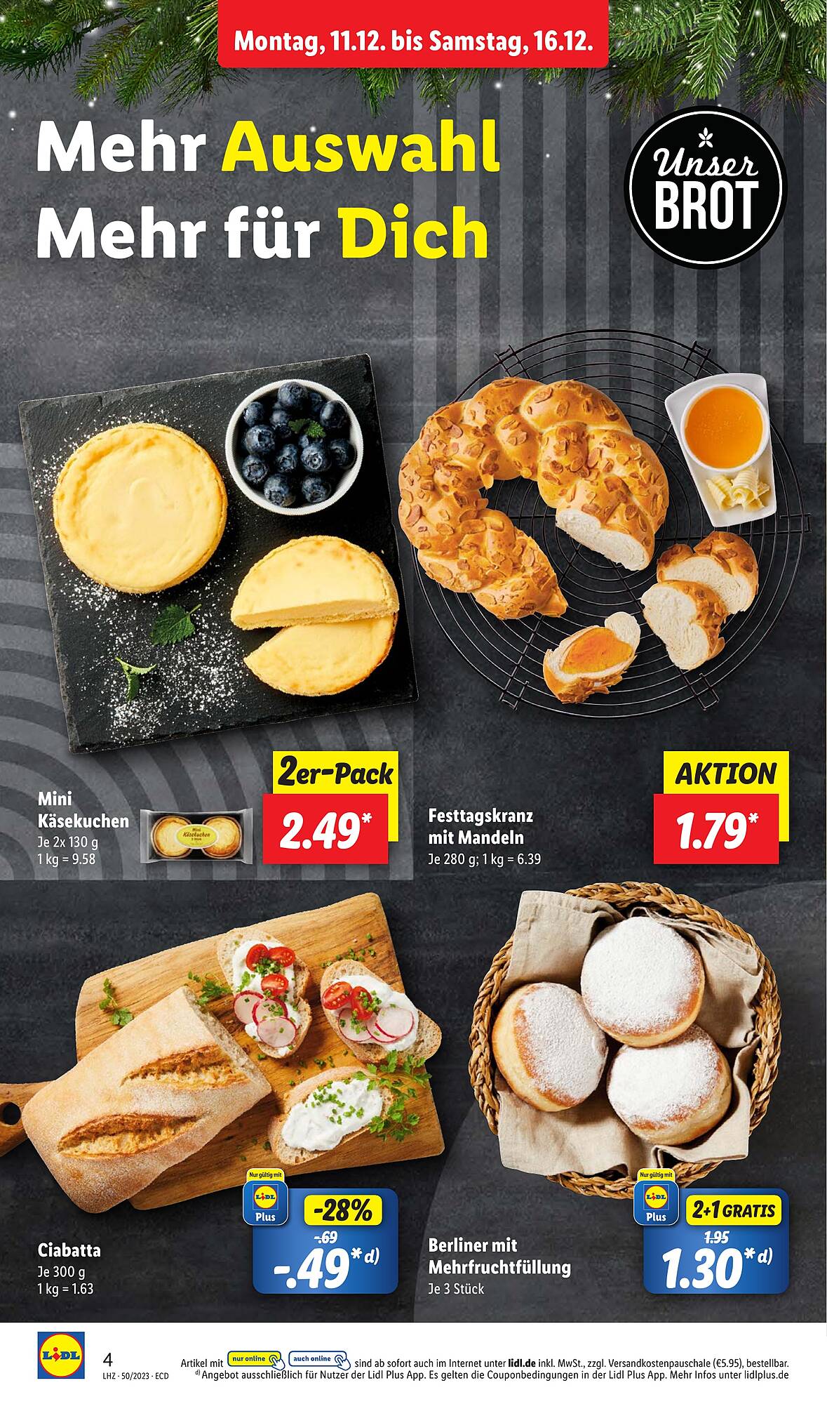 Lidl Prospekt 11 – 16 Dezember 2023 Seite 4