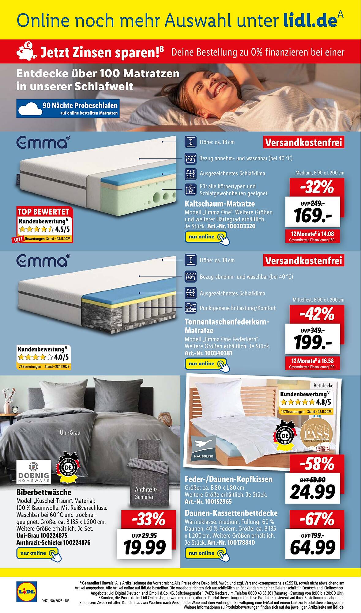 Lidl Prospekt 11 – 16 Dezember 2023 Seite 52