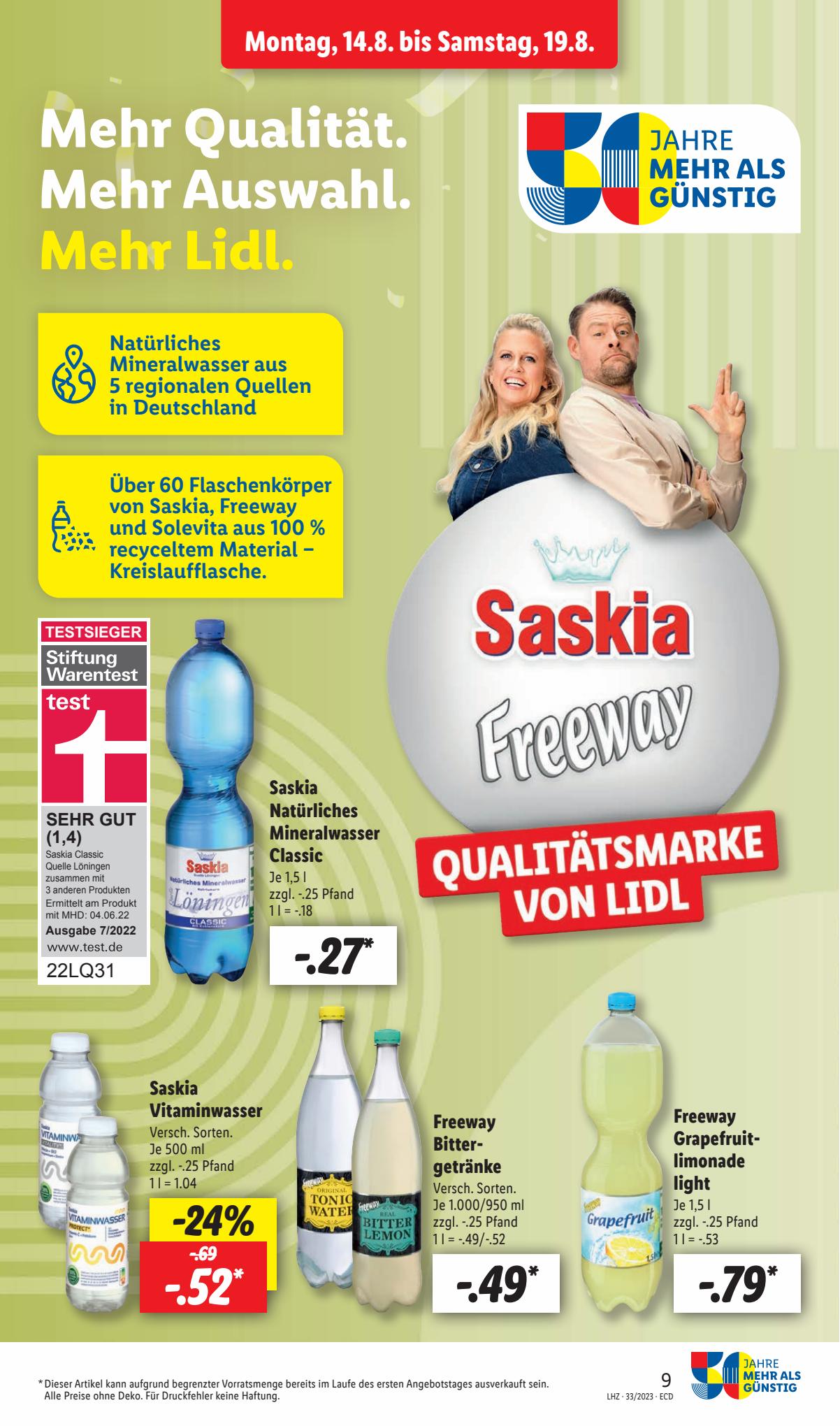 Lidl Prospekt 14 – 19 August 2023 Seite 11